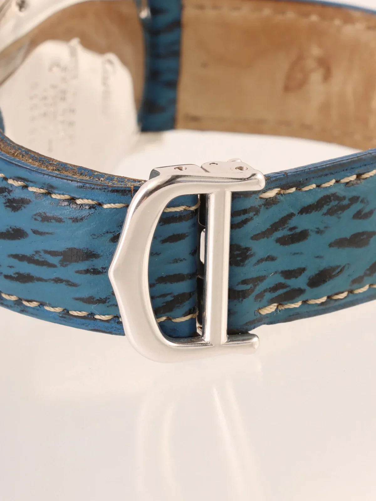 CARTIER Must De Ronde Silver/Blue
