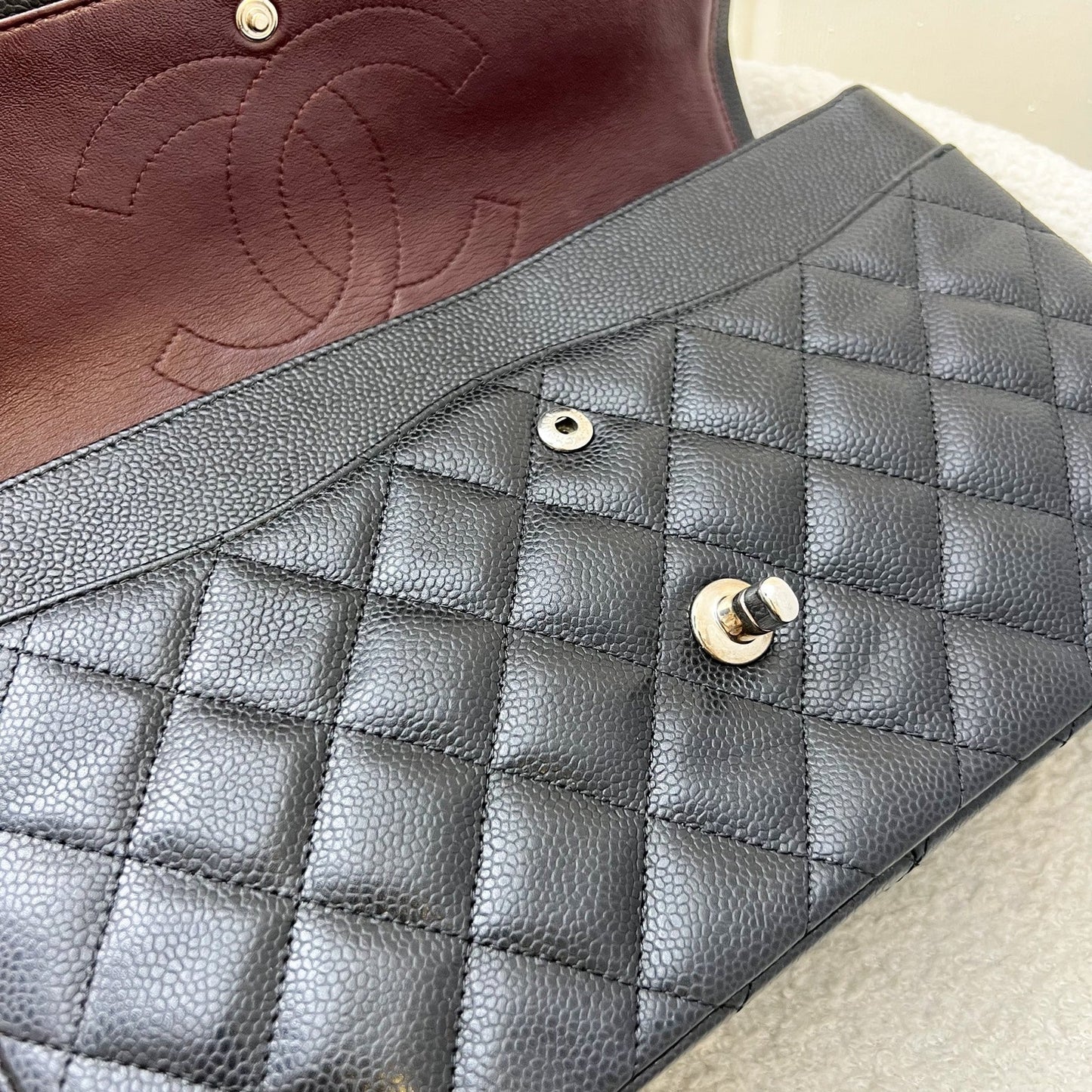 GLM-Jumbo Classic Flap DF in Black Caviar and SHW