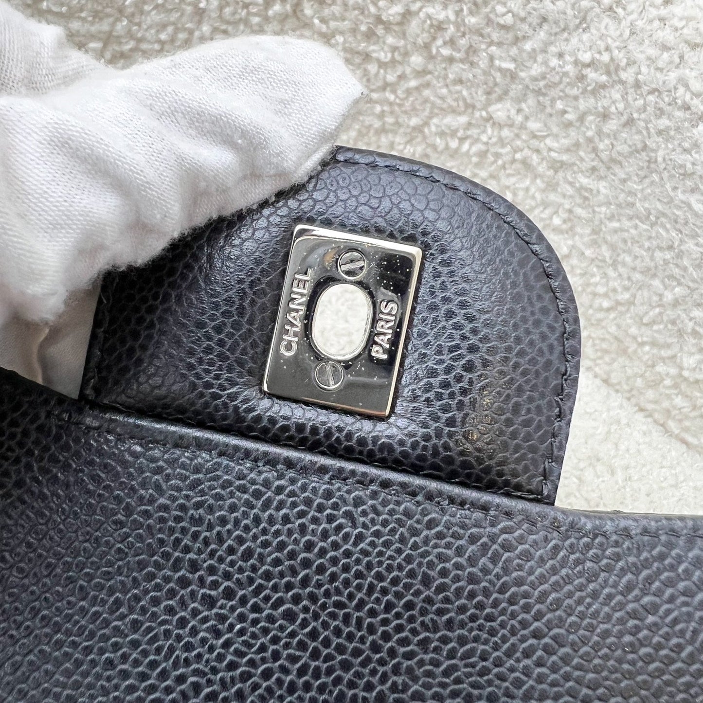 GLM-Jumbo Classic Flap DF in Black Caviar and SHW