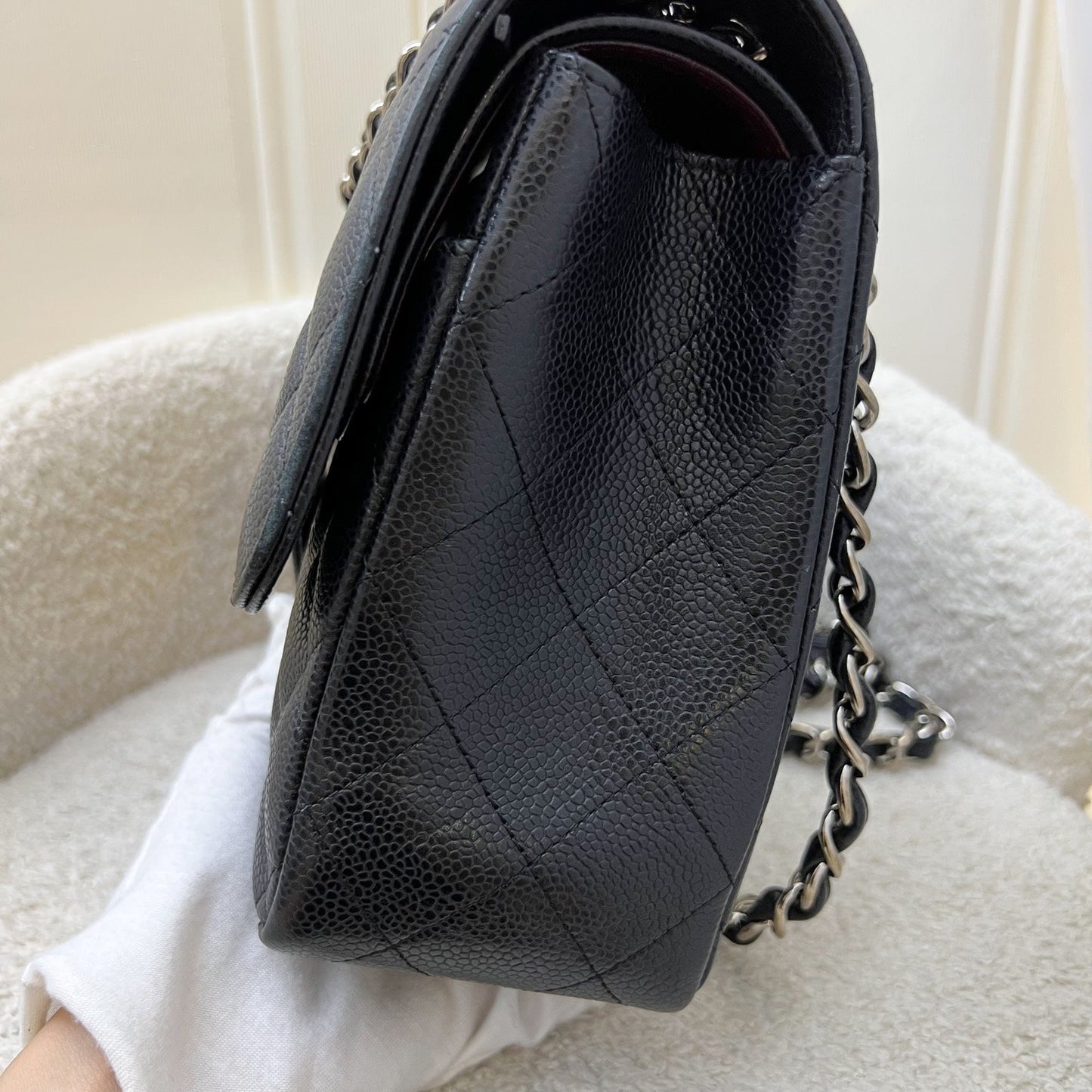 GLM-Jumbo Classic Flap DF in Black Caviar and SHW