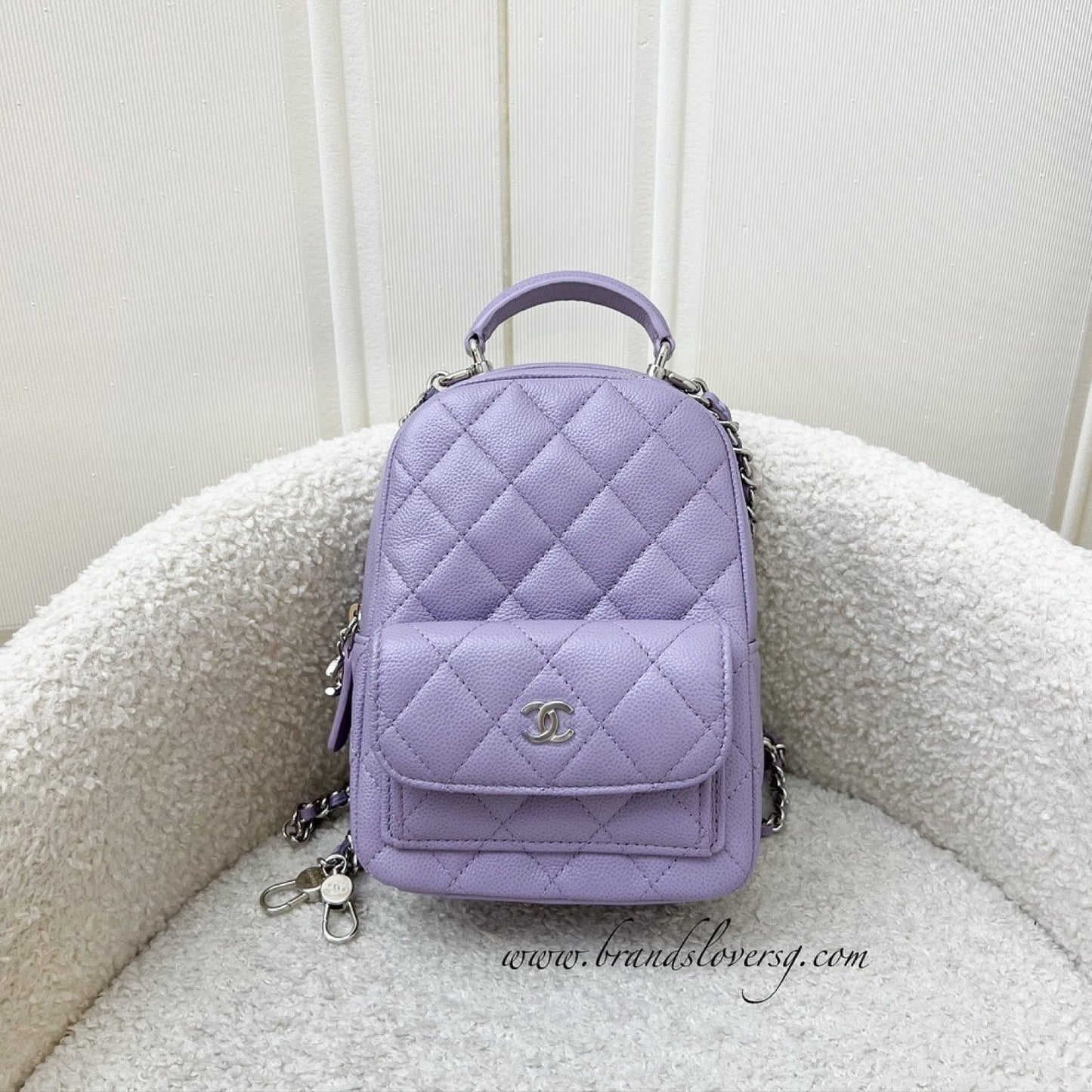 GLM-Mini Backpack in 24P Lilac Caviar and SHW
