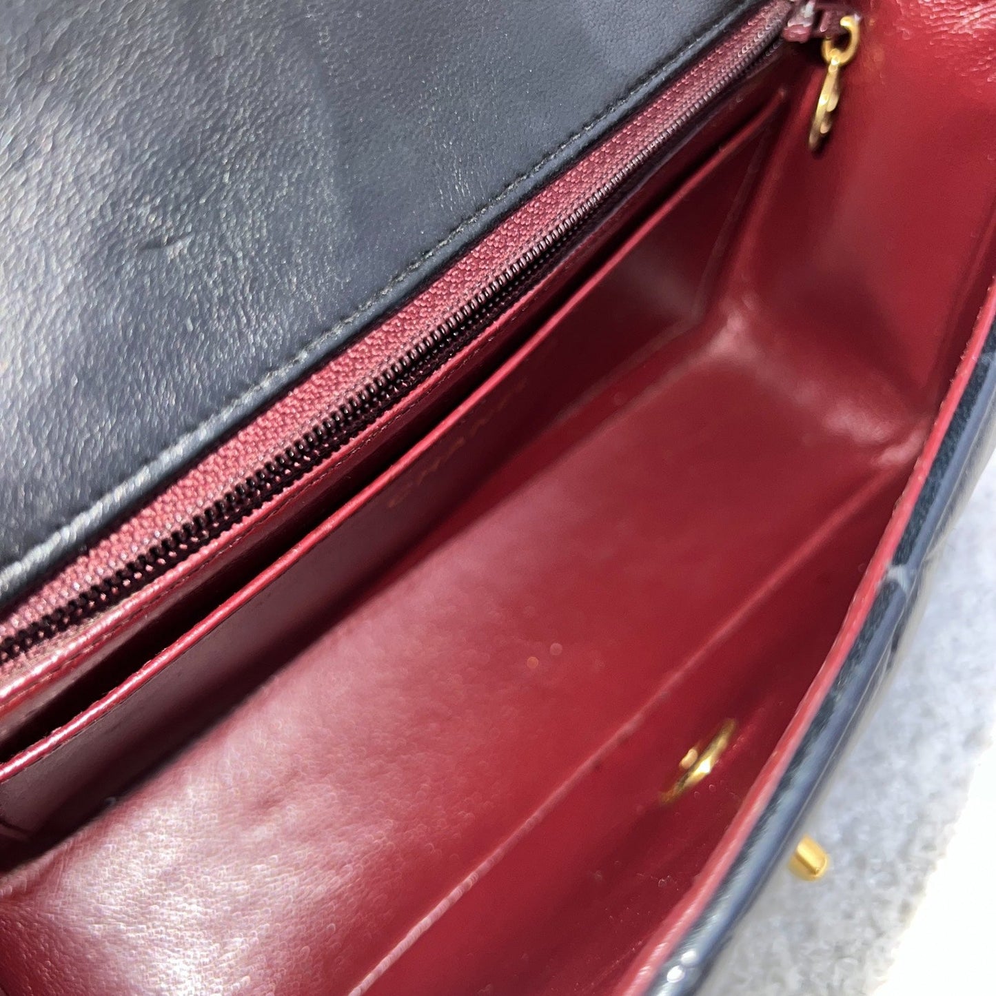 GLM- Small 22cm Diana Flap in Black Lambskin and 24K GHW