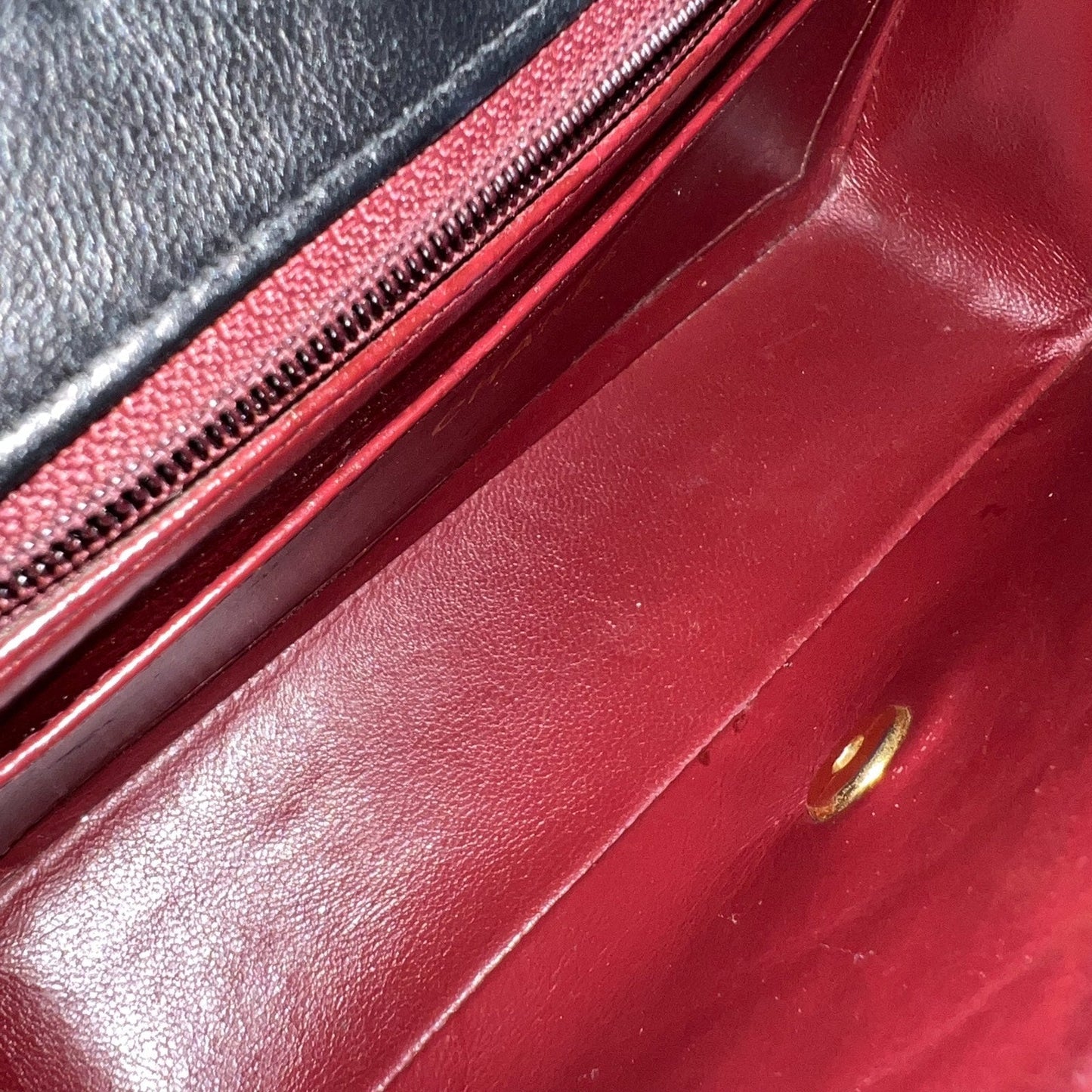 GLM- Small 22cm Diana Flap in Black Lambskin and 24K GHW