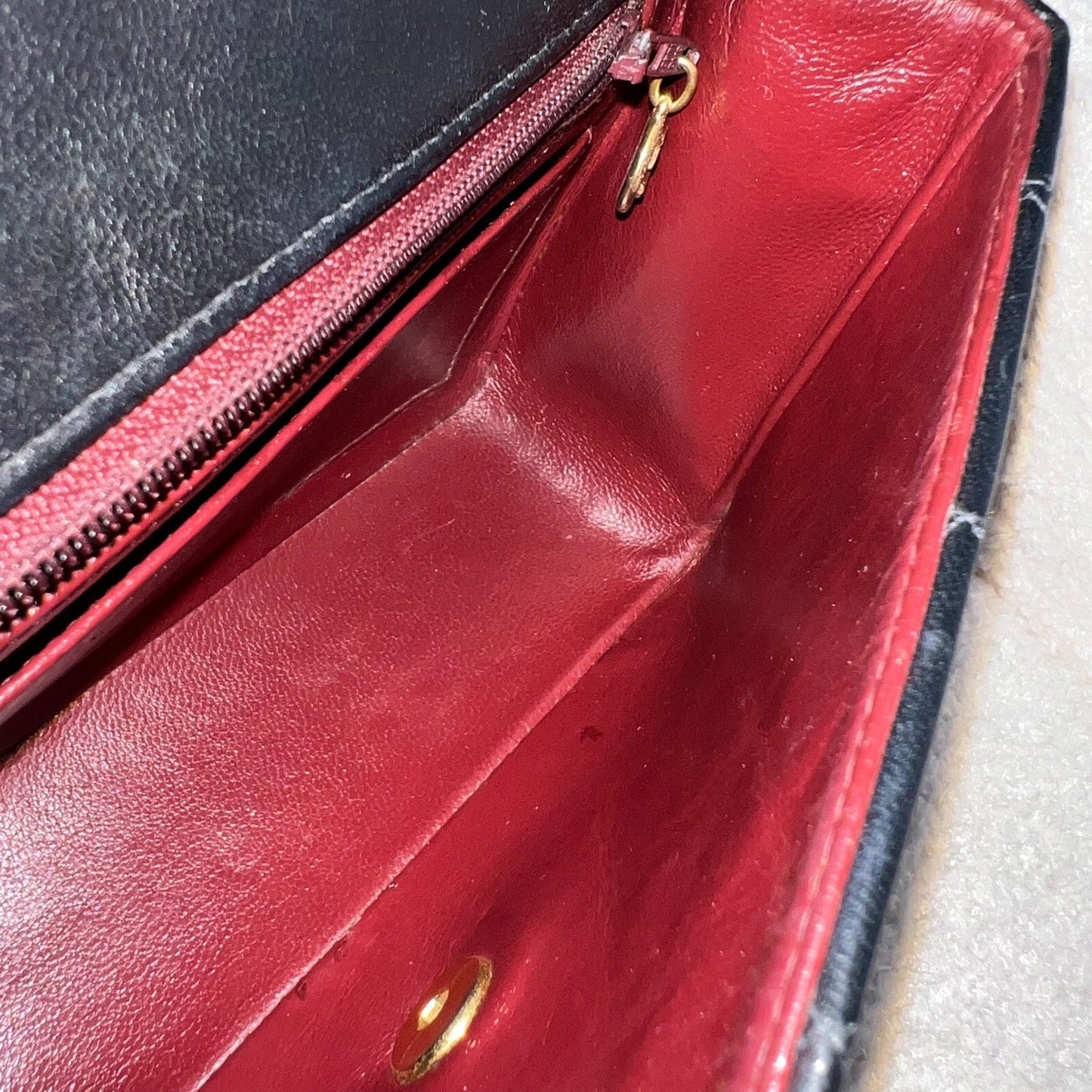 GLM- Small 22cm Diana Flap in Black Lambskin and 24K GHW