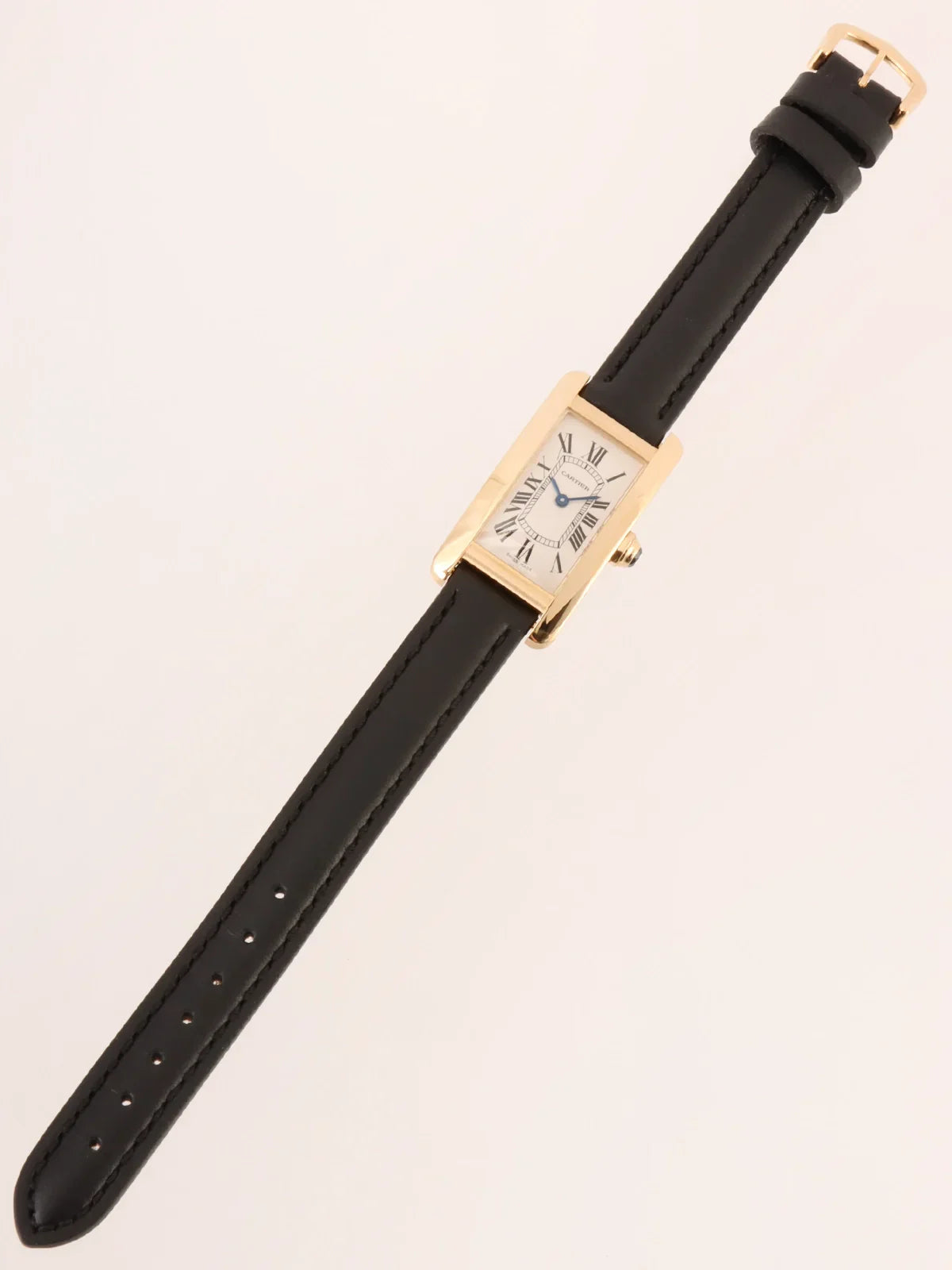 CARTIER Tank American Sm Gold/Black
