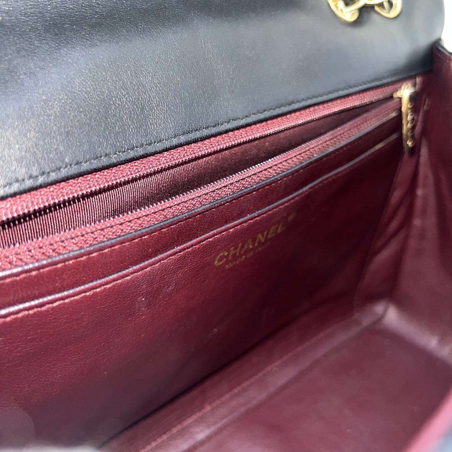 GLM-Jumbo Classic Flap SF in Black Lambskin and GHW
