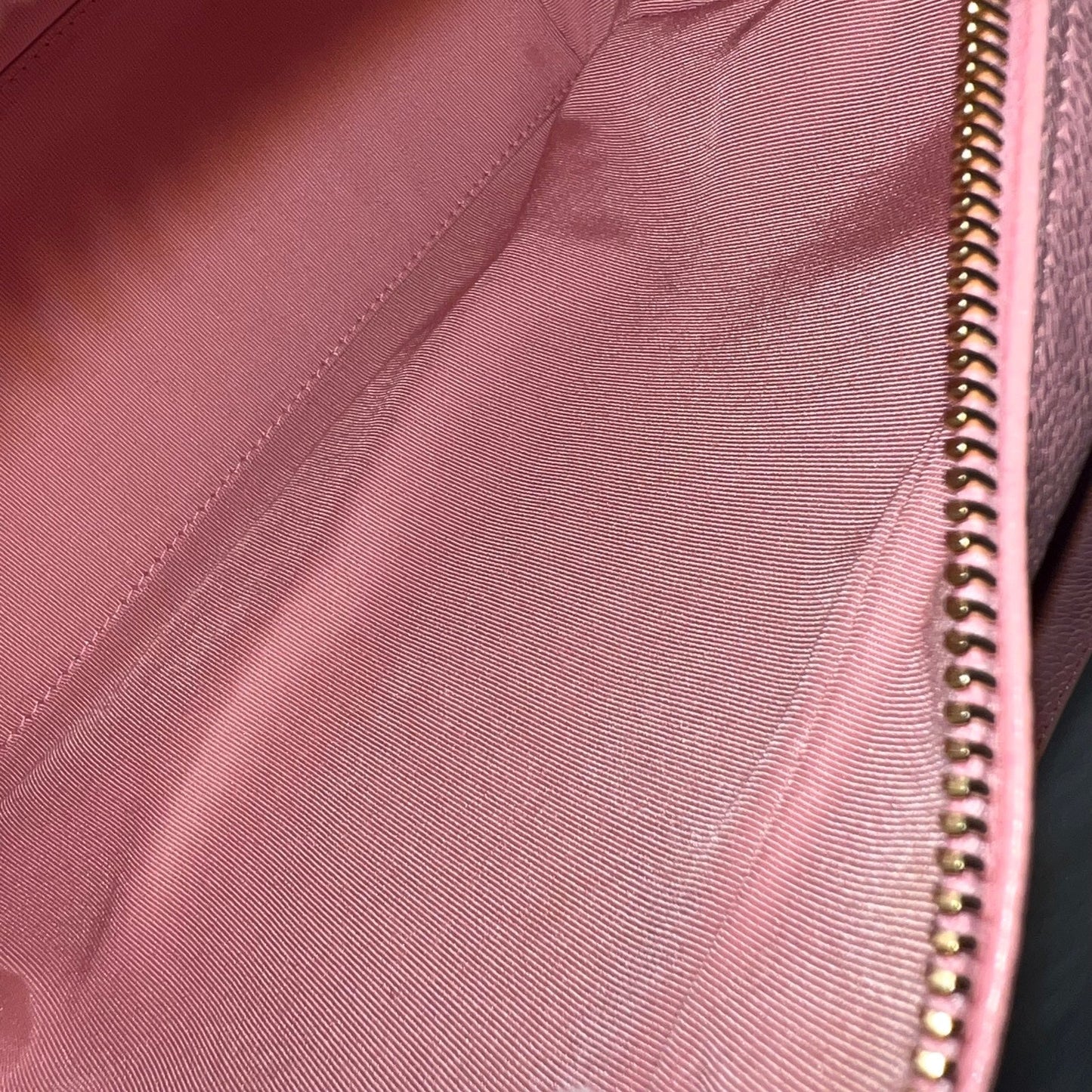 GLM- Mini Boston Bowling Bag in Pink Caviar and Gold HW