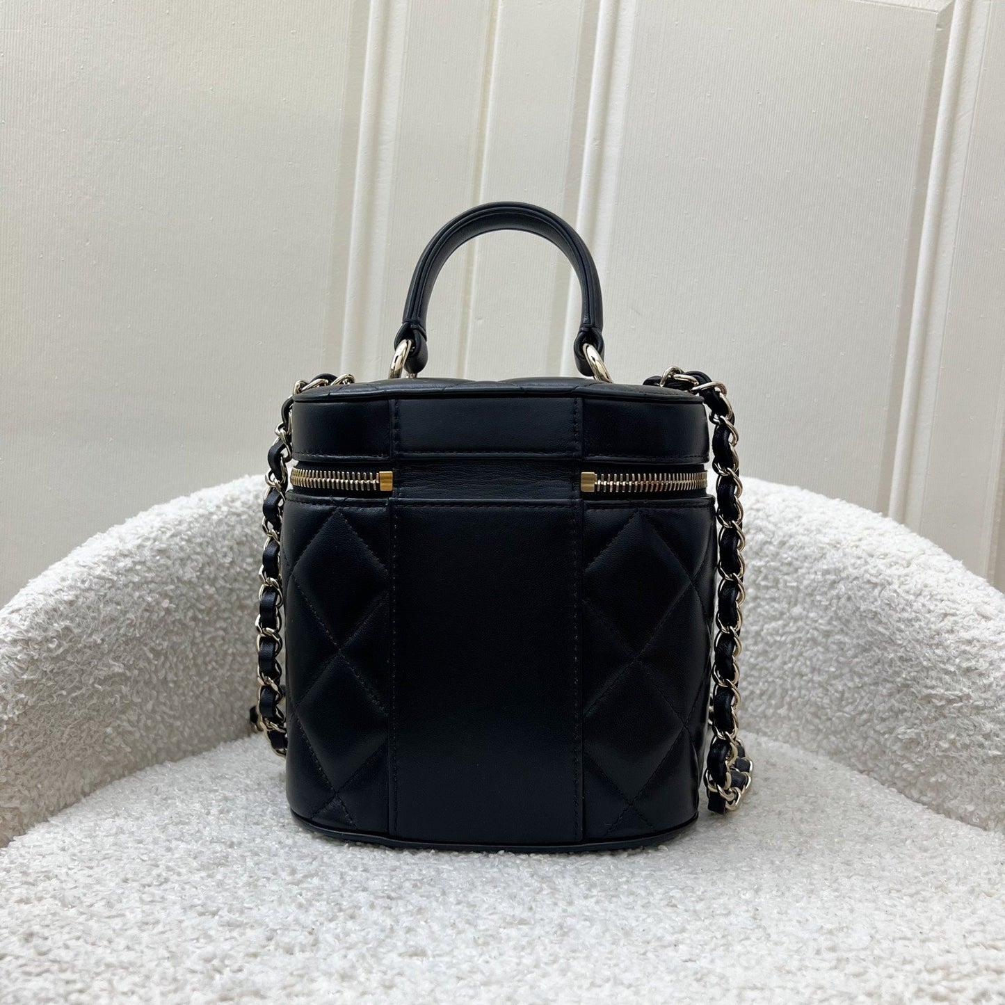 GLM-Trendy GLM- Vanity in Black Lambskin and LGHW (Model: AS1626)