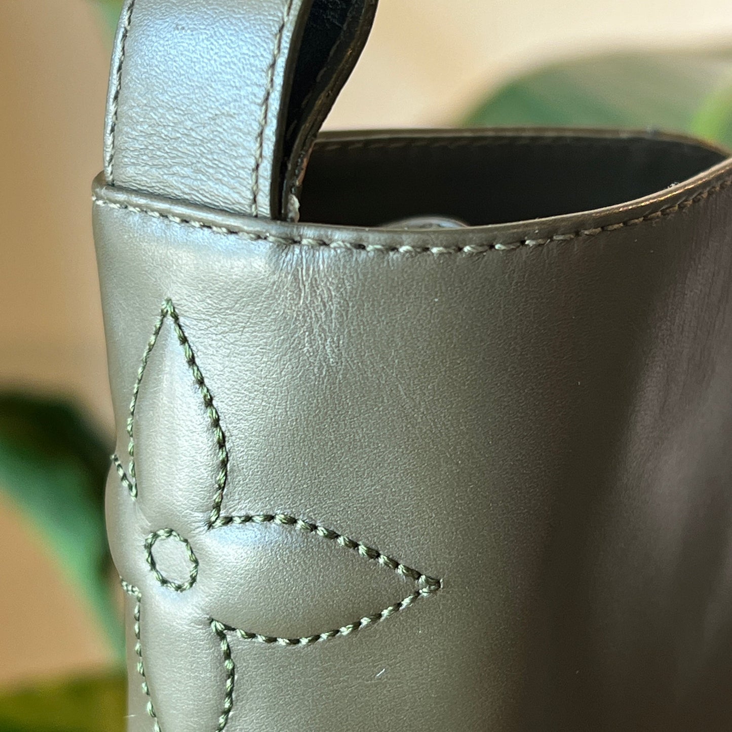 LOUIS VUITTON Military Green Territory Boots MA0261 36 US 5.5