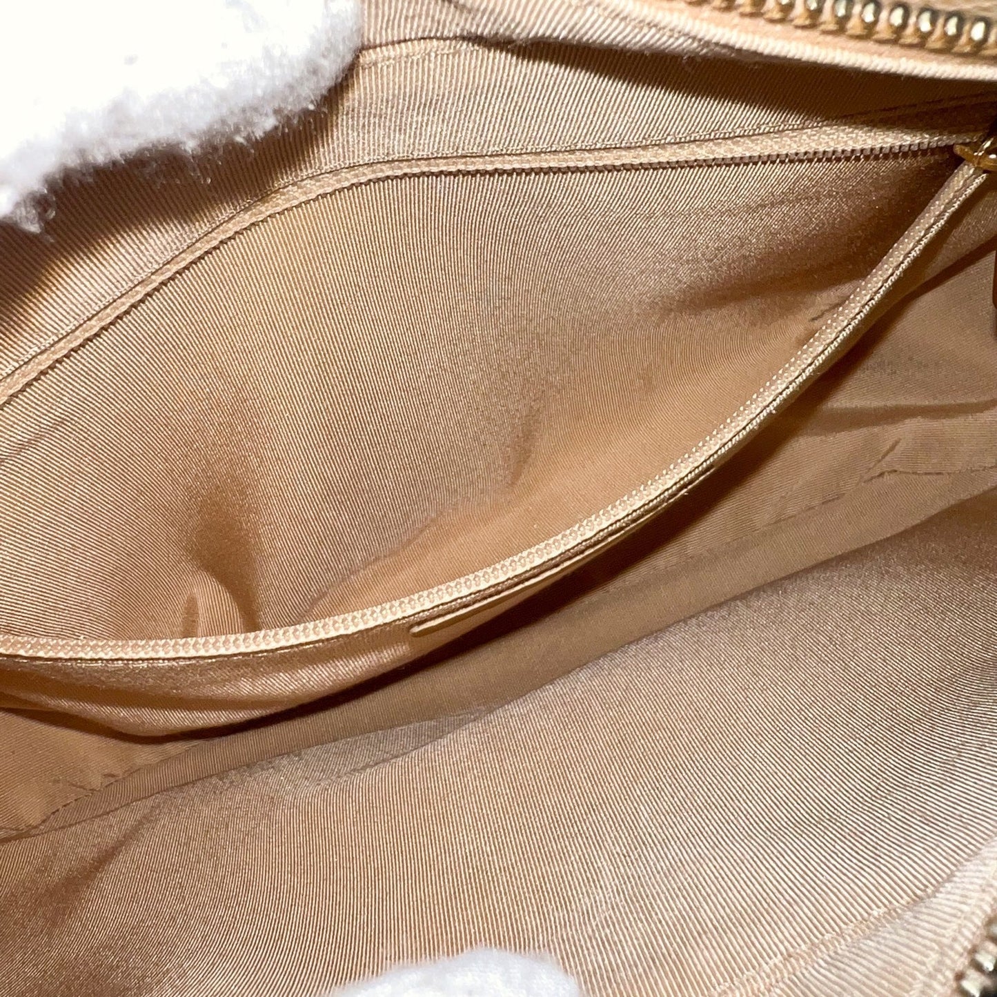 GLM- Half Moon Timeless Hobo in Beige Caviar and GHW