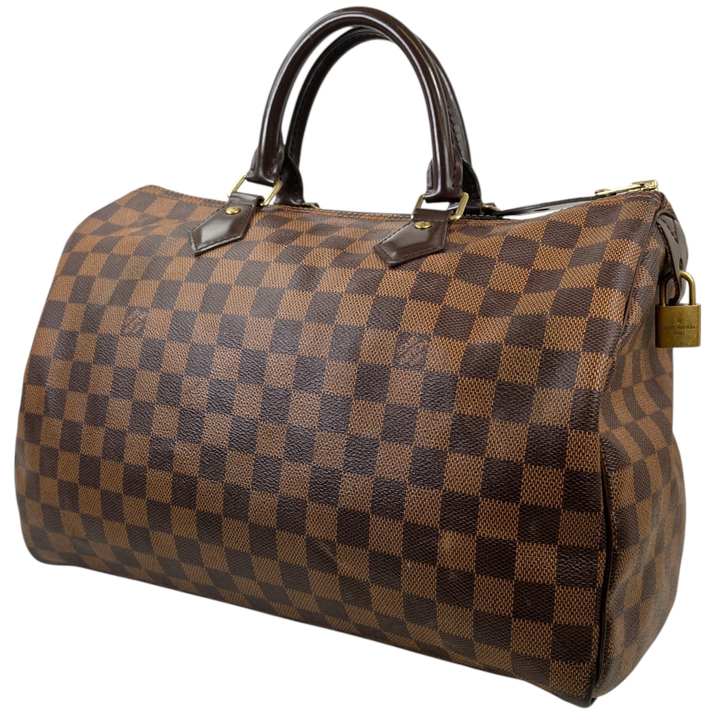Women's Speedy 35 Damier Bag Brown