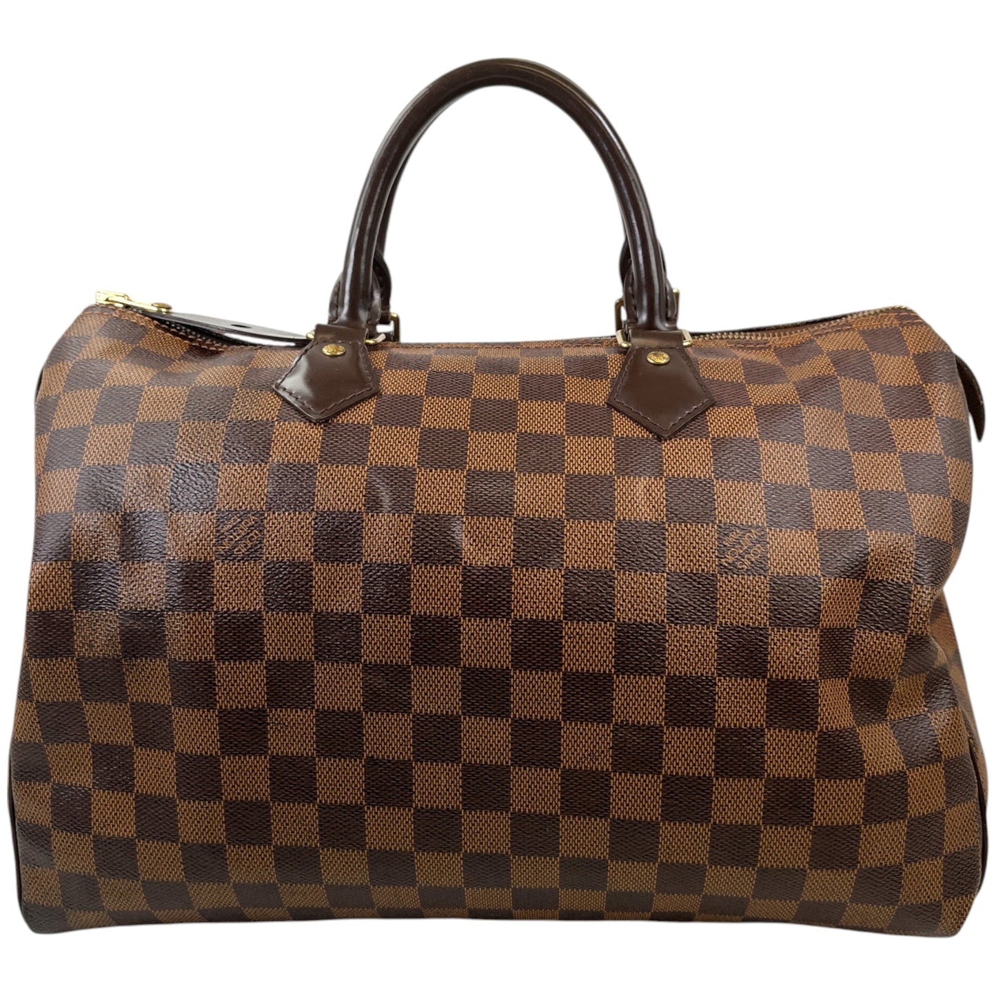 Women's Speedy 35 Damier Bag Brown
