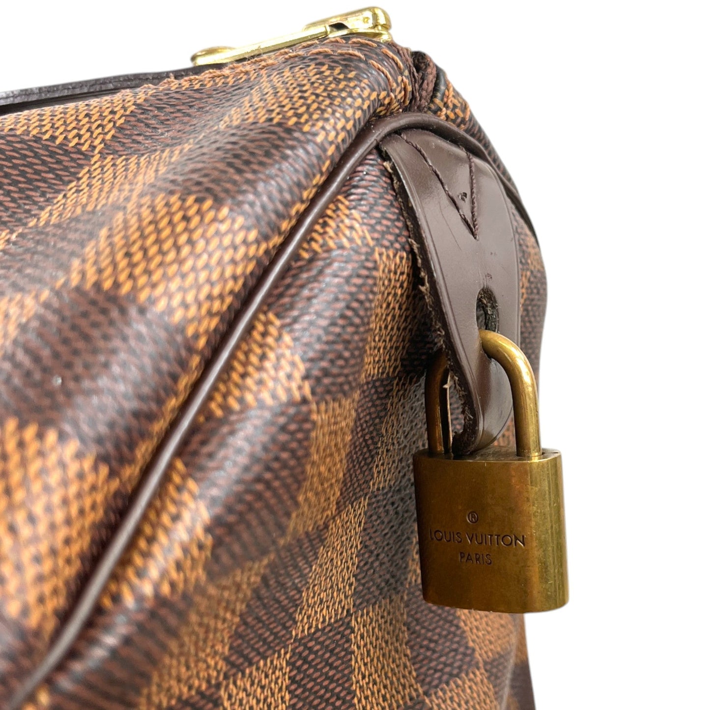 Women's Speedy 35 Damier Bag Brown