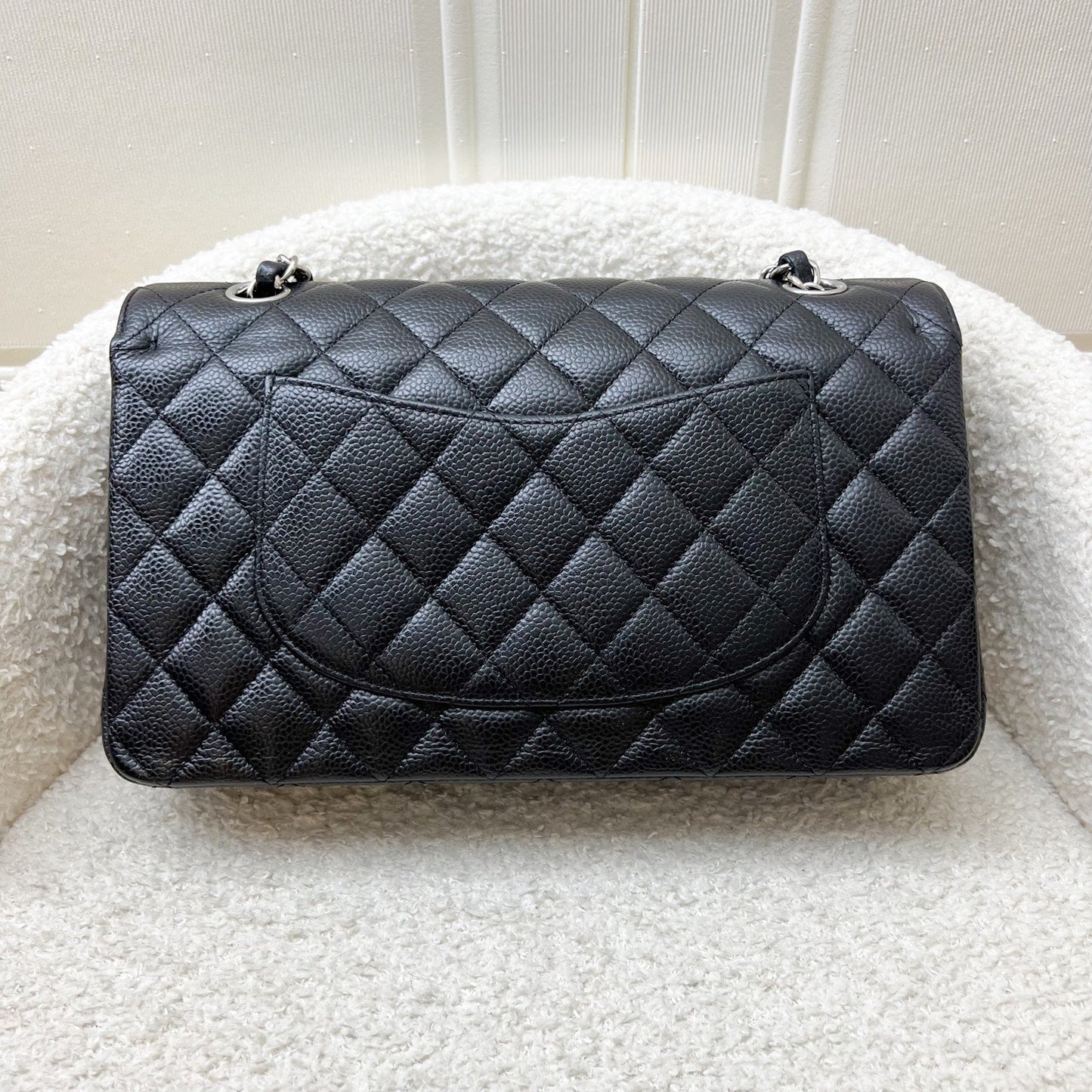 GLM-Medium Classic Flap CF in Black Caviar and SHW