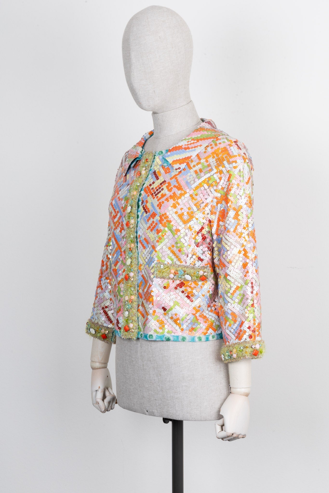 LOUIS VUITTON Sequin Jacket Multicolor S/S 2008