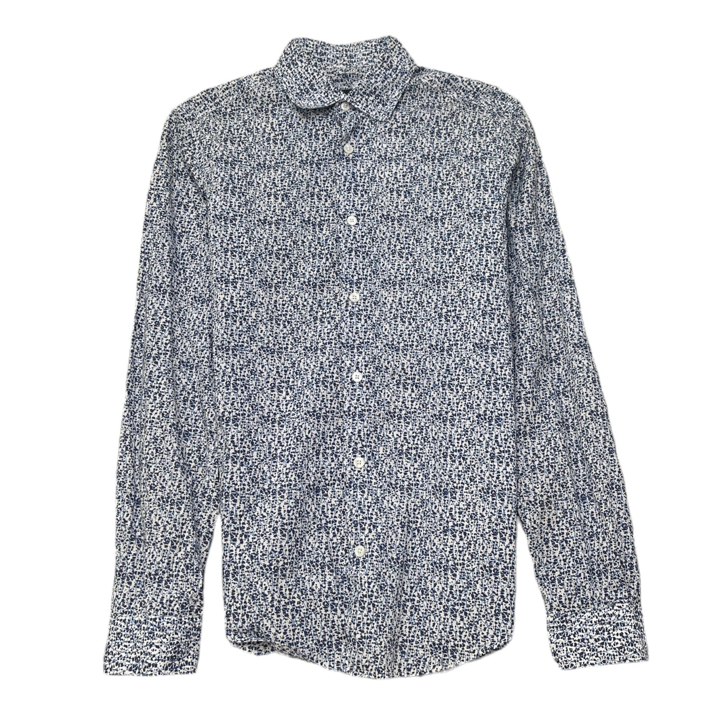 Men's Patterned Shirt Navy Size XS