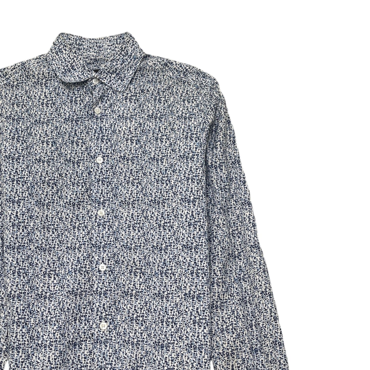 Men's Patterned Shirt Navy Size XS