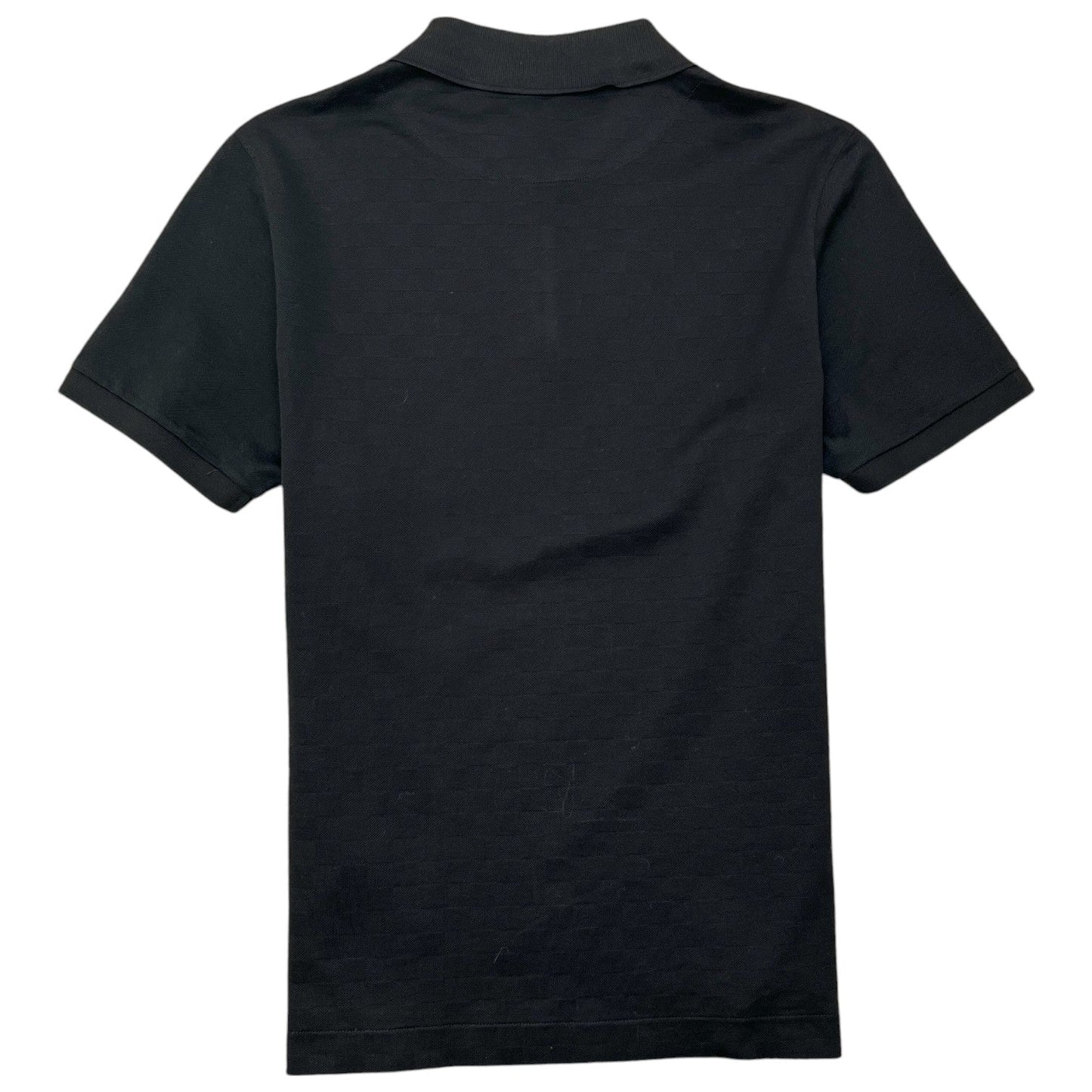 Men's Damier Logo Polo Shirt Black Size L