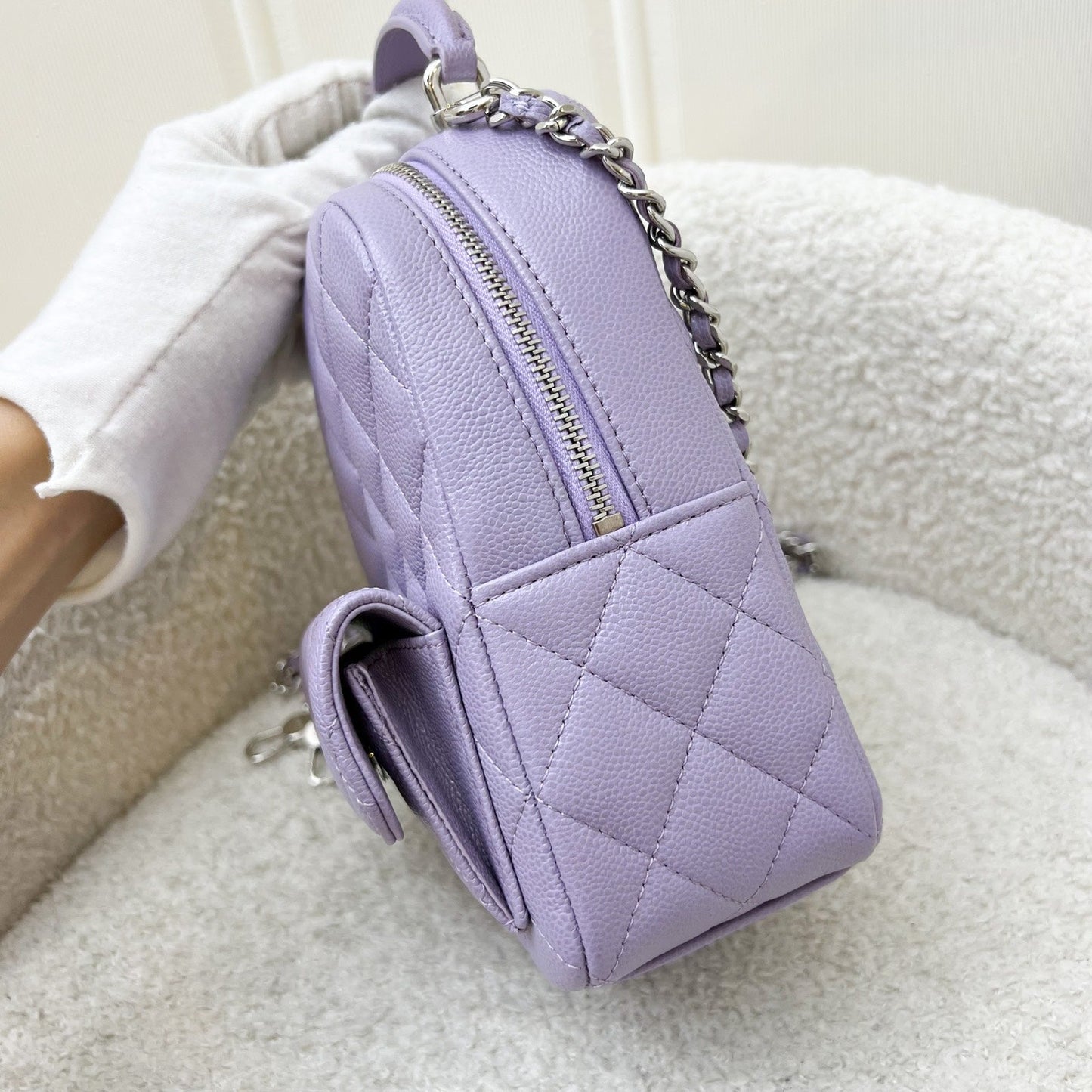 GLM-Mini Backpack in 24P Lilac Caviar and SHW