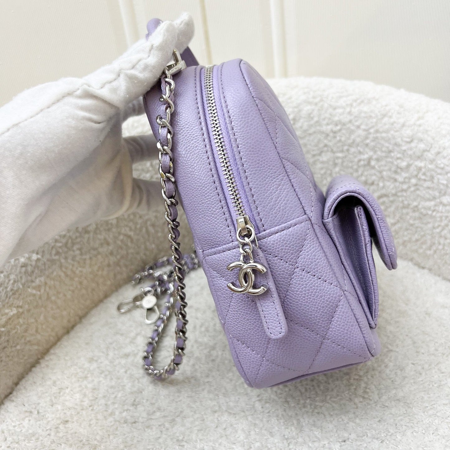 GLM-Mini Backpack in 24P Lilac Caviar and SHW