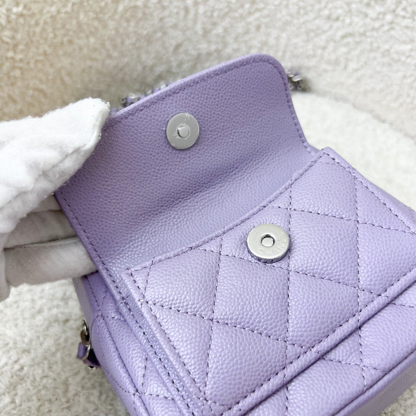 GLM-Mini Backpack in 24P Lilac Caviar and SHW