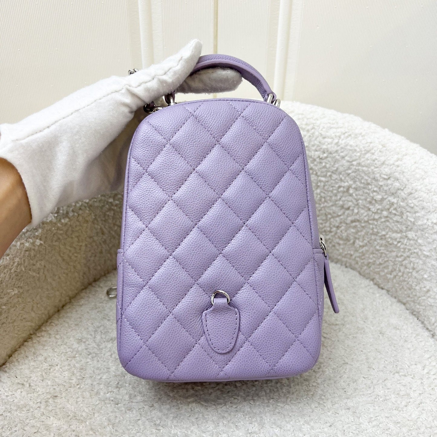 GLM-Mini Backpack in 24P Lilac Caviar and SHW