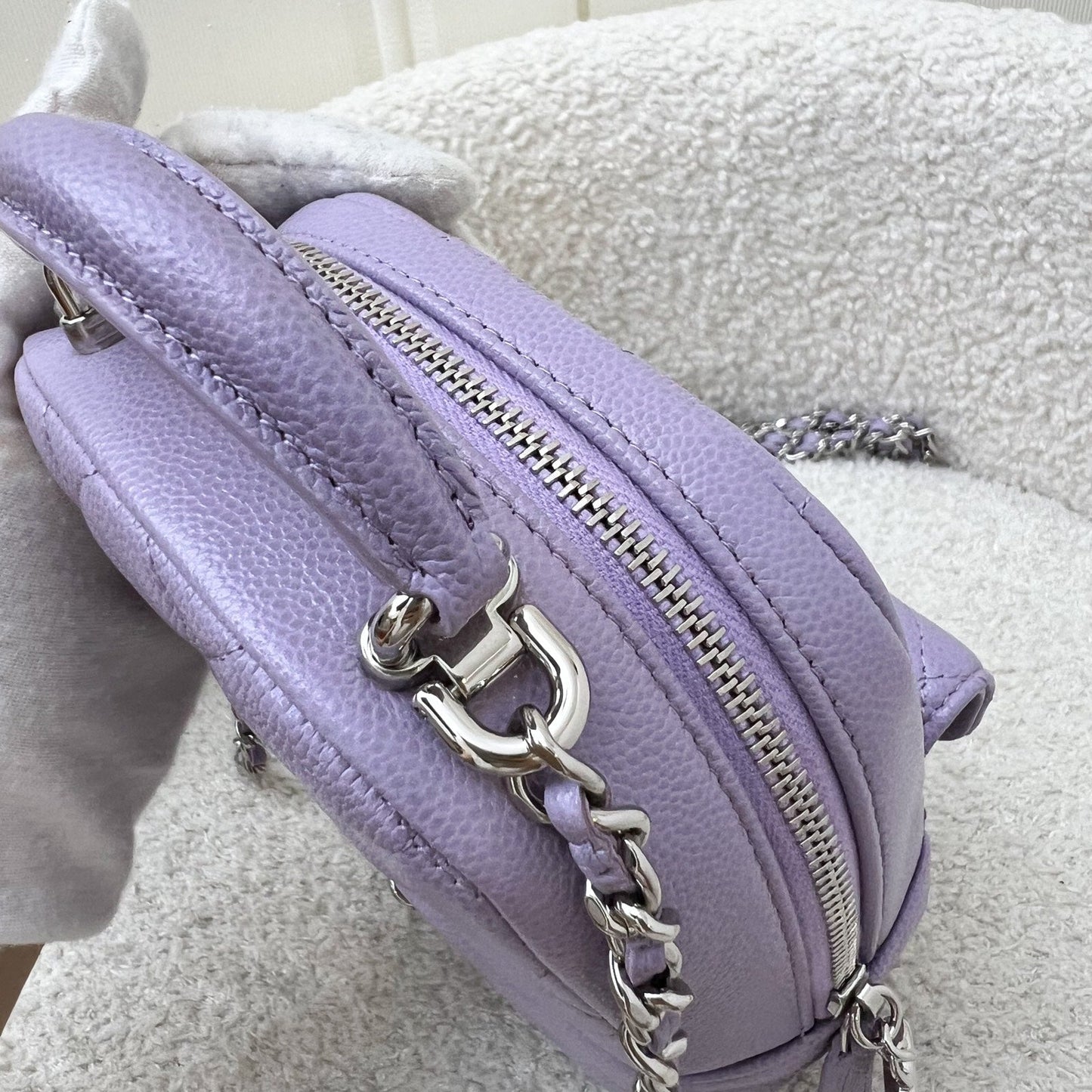 GLM-Mini Backpack in 24P Lilac Caviar and SHW