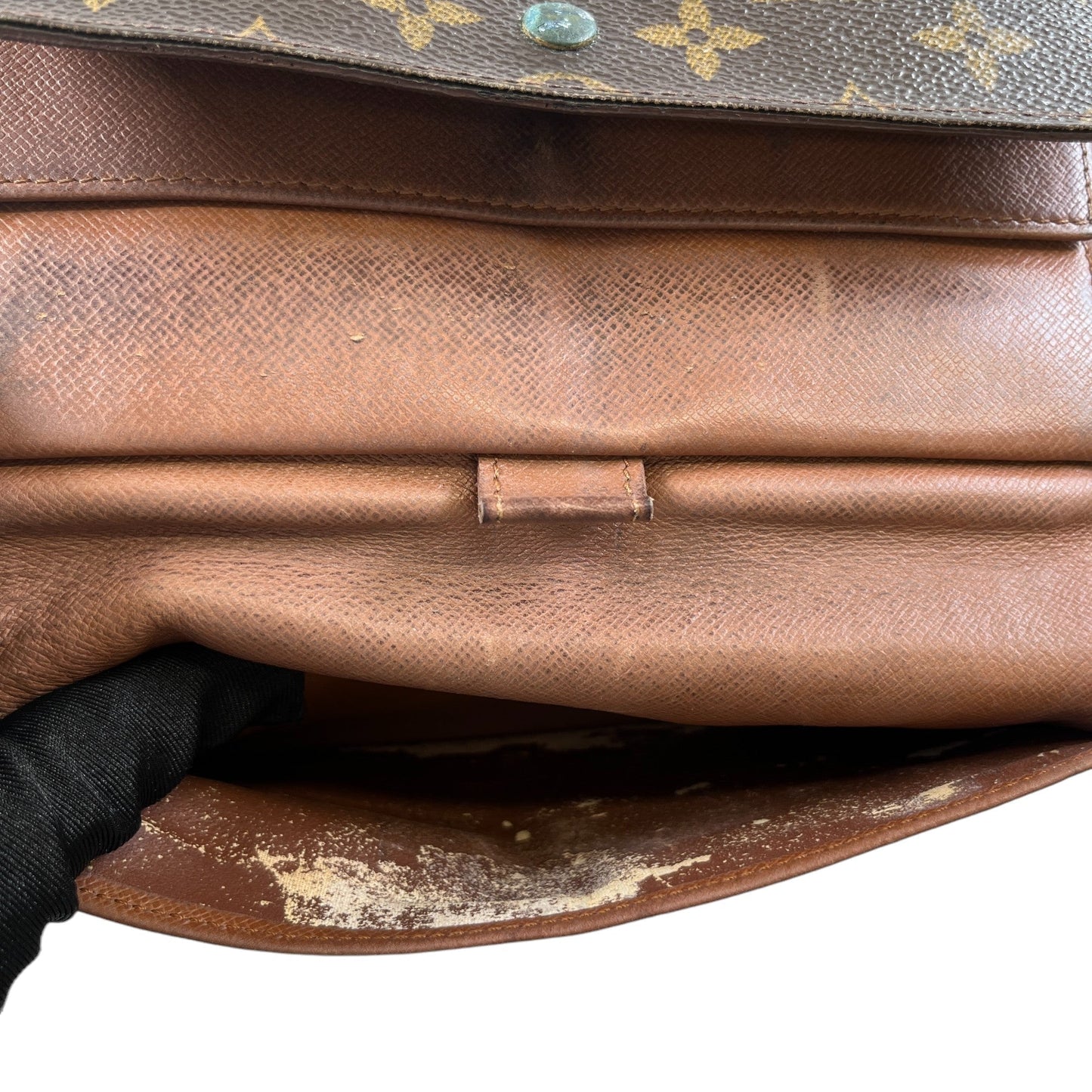 Men's Vintage Monogram Pouch Brown