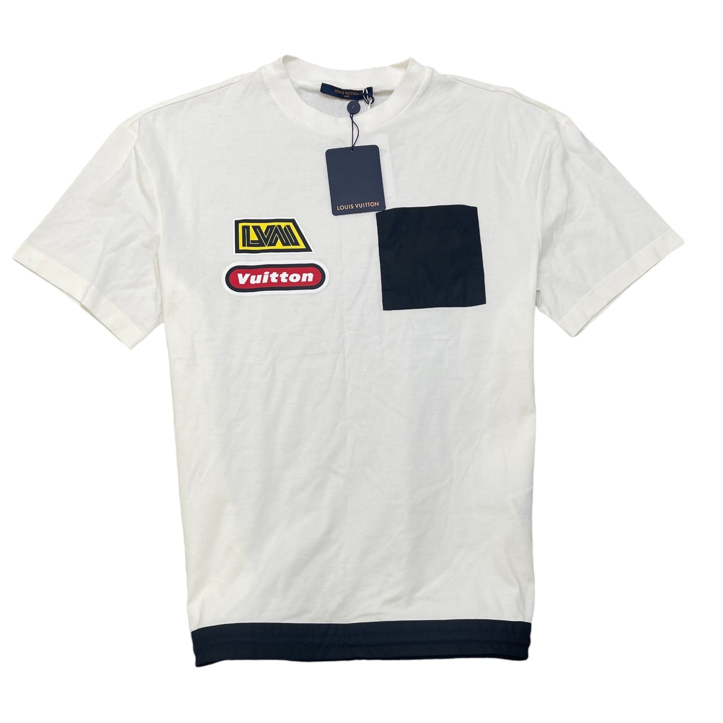 Men's Racing Hybrid T-Shirt White Size S