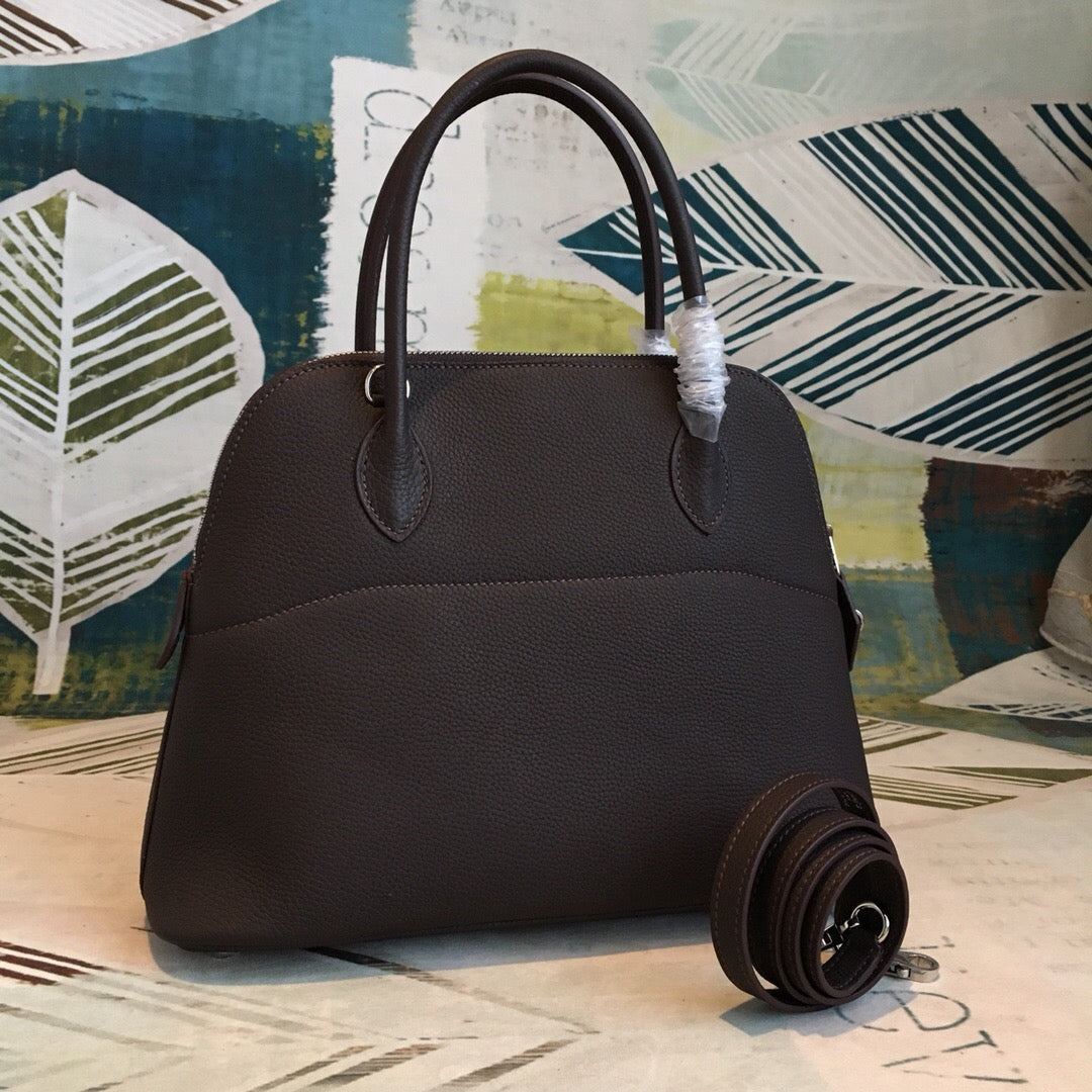 GLAMI Bolide Bag Black For Women Silver Toned Hardware 12.6in/32cm
