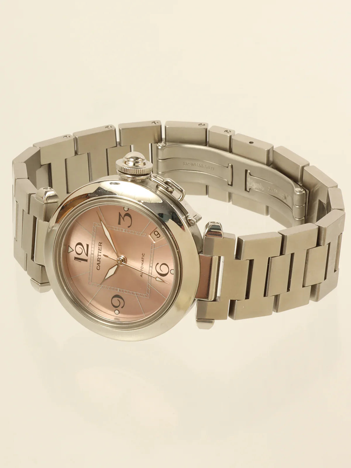 CARTIER Pasha C Silver/Pink