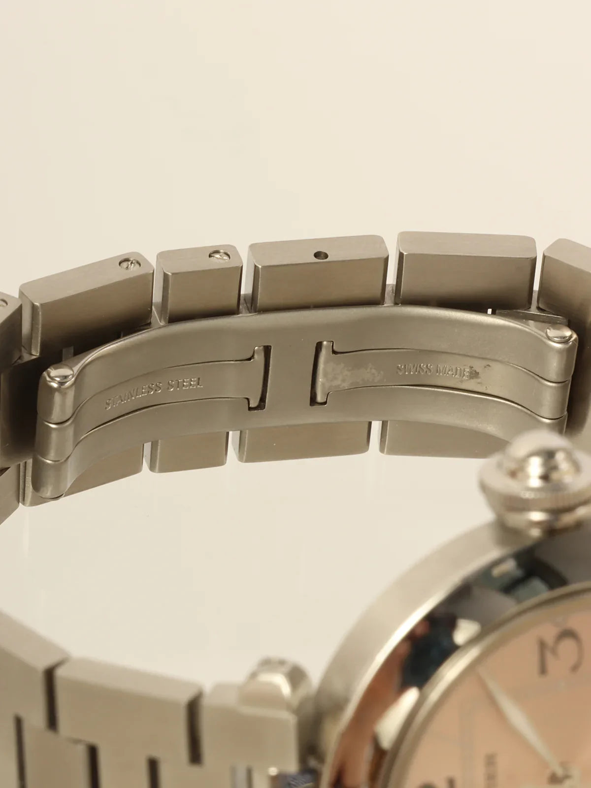CARTIER Pasha C Silver/Pink