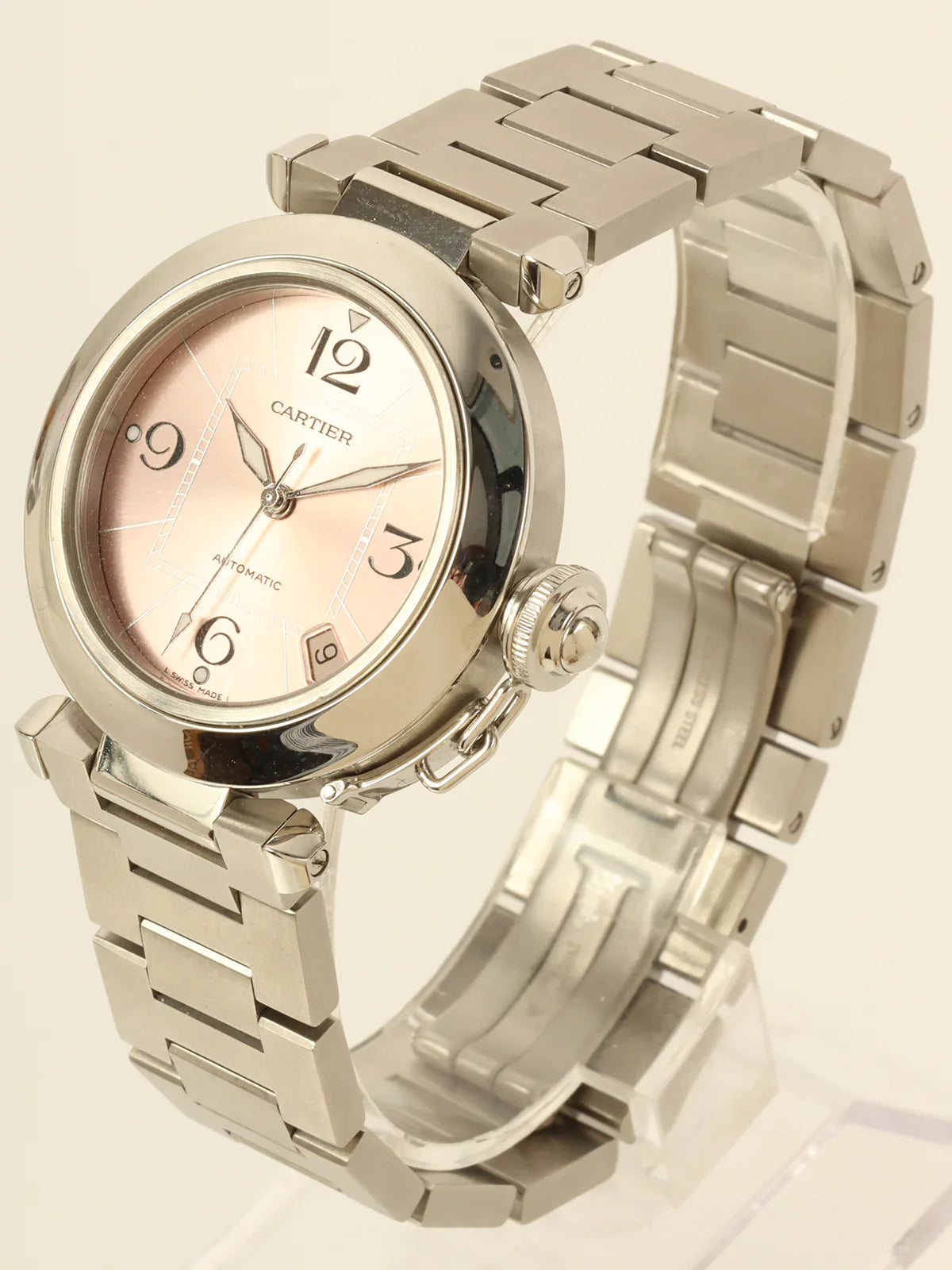 CARTIER Pasha C Silver/Pink