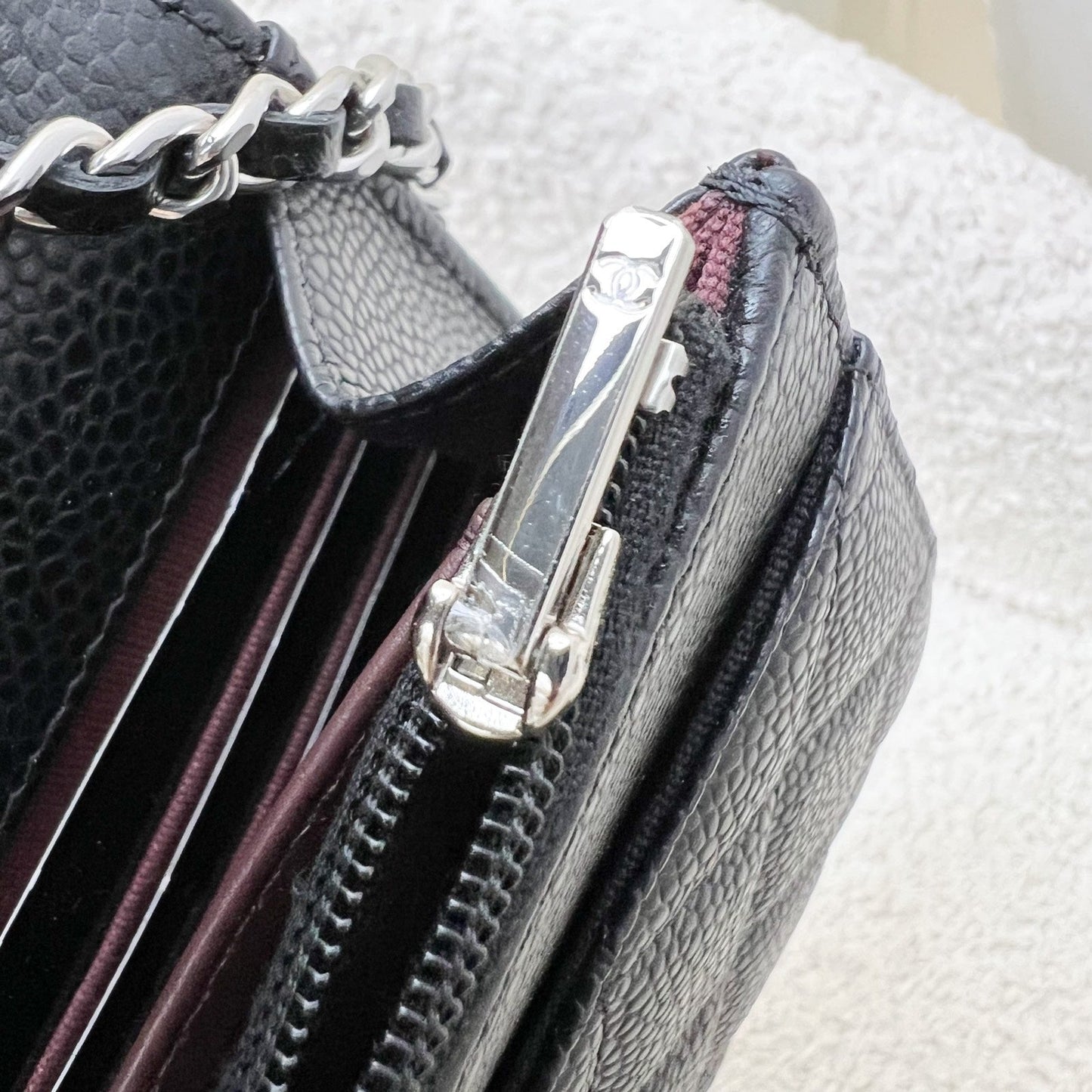 GLM-Classic Wallet on Chain WOC in Black Caviar and SHW
