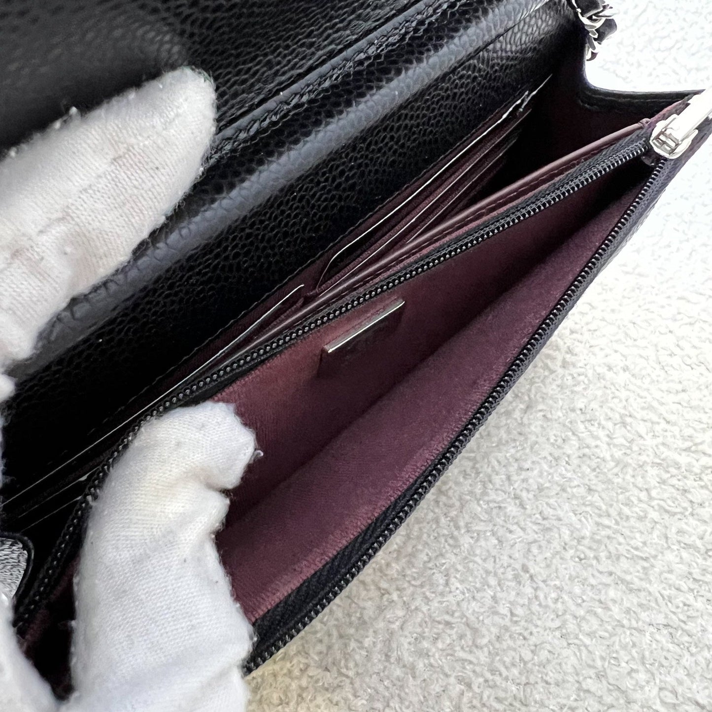 GLM-Classic Wallet on Chain WOC in Black Caviar and SHW