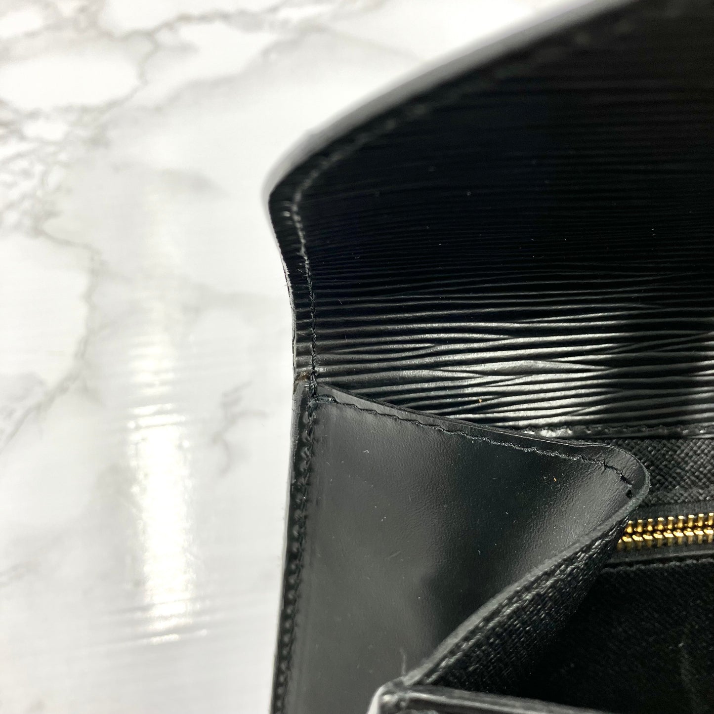 LOUIS VUITTON Epi Art Deco Clutch