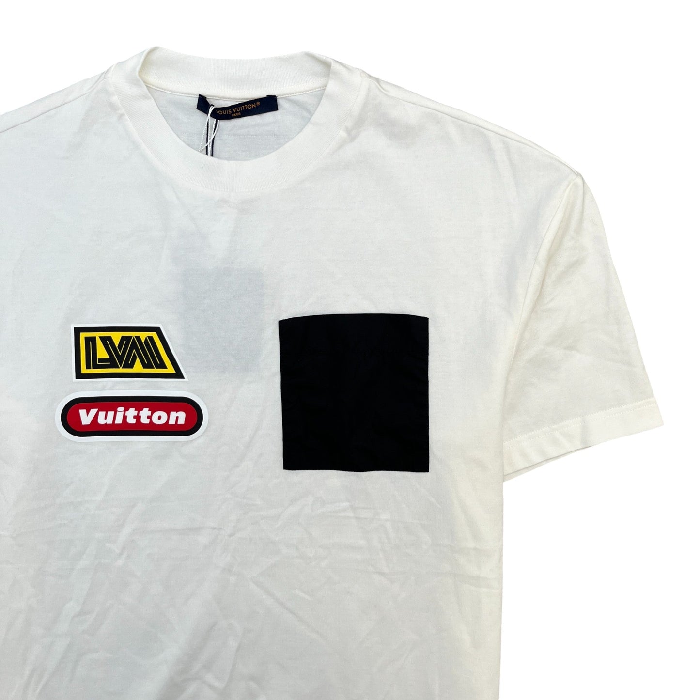Men's Racing Hybrid T-Shirt White Size S