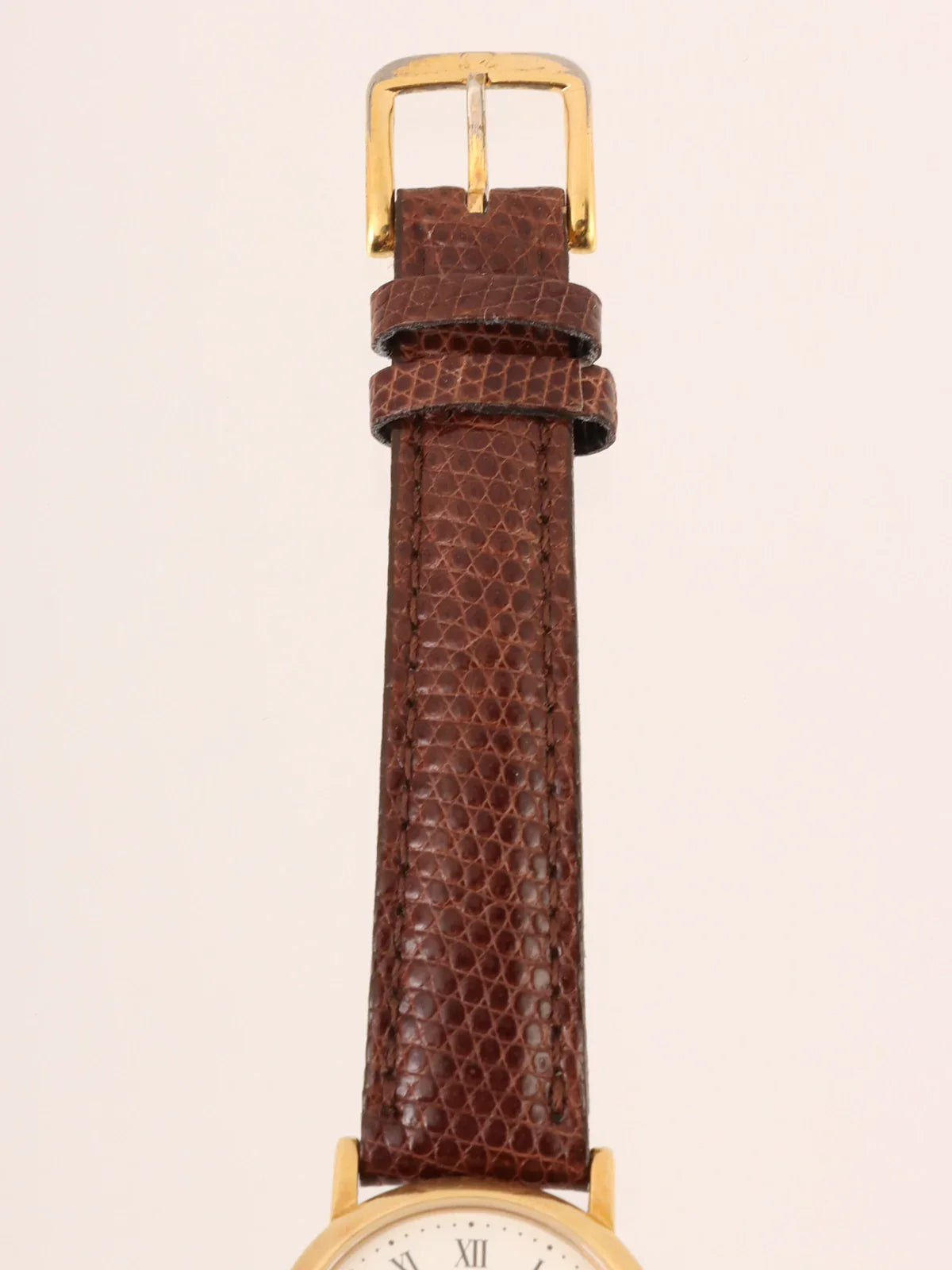 OMEGA Round Face De Ville Watch Gold/Brown