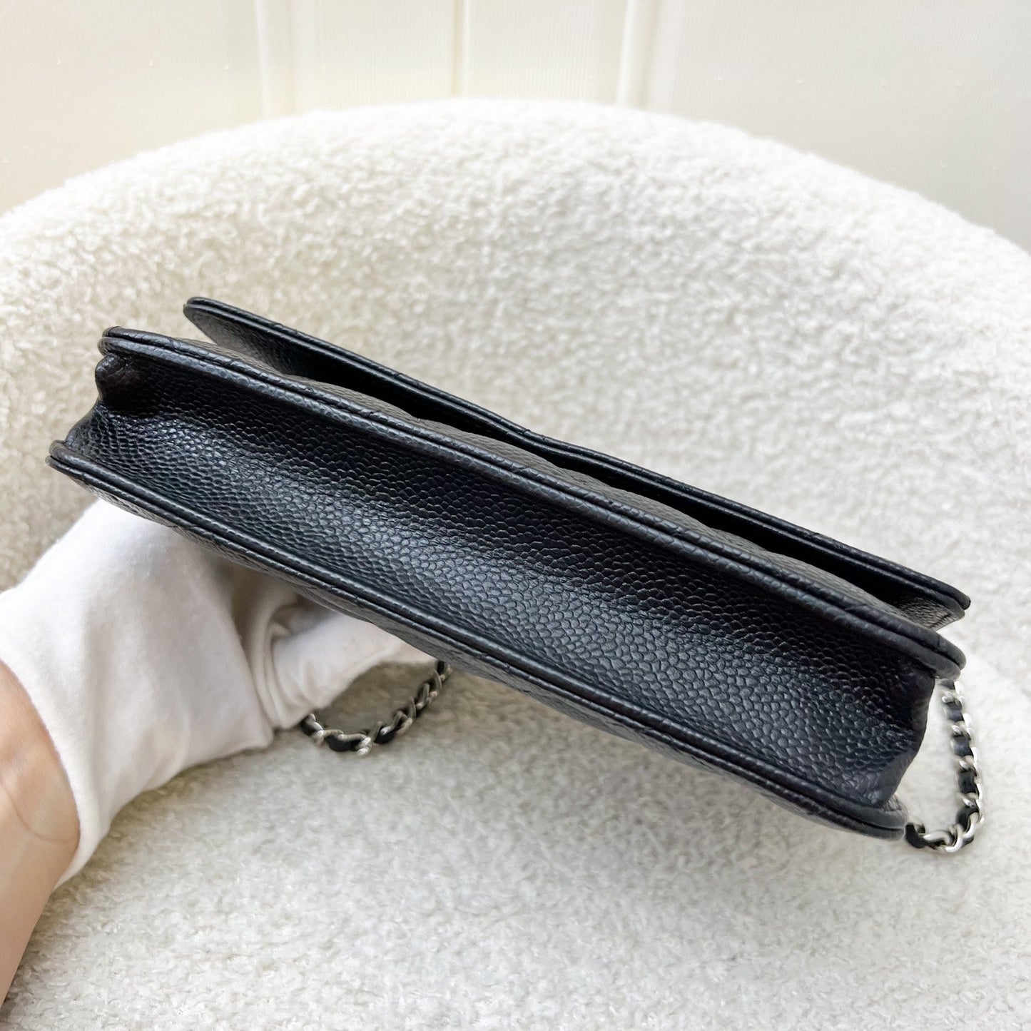 GLM-Classic Wallet on Chain WOC in Black Caviar and SHW (Model: A33814)