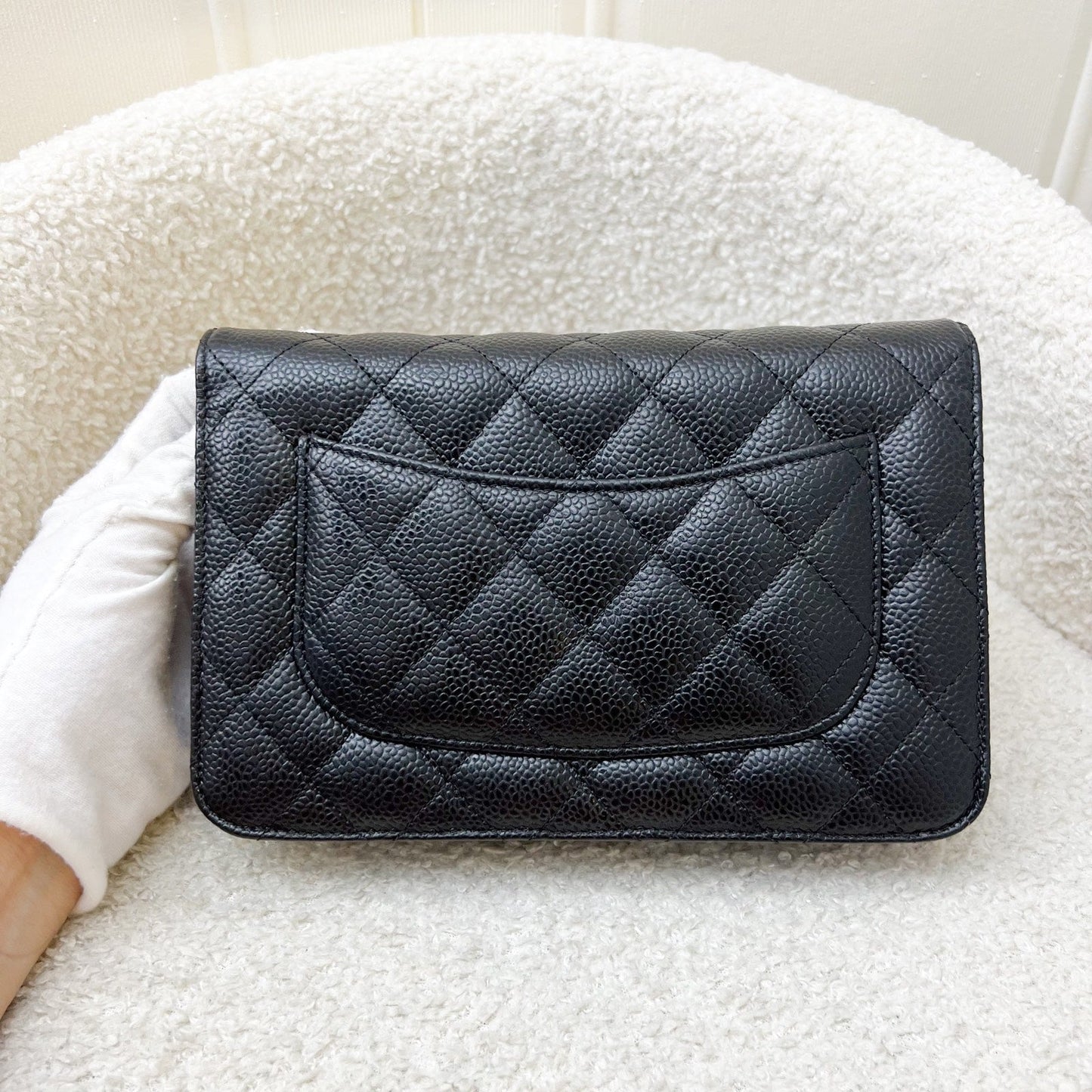 GLM-Classic Wallet on Chain WOC in Black Caviar and SHW (Model: A33814)