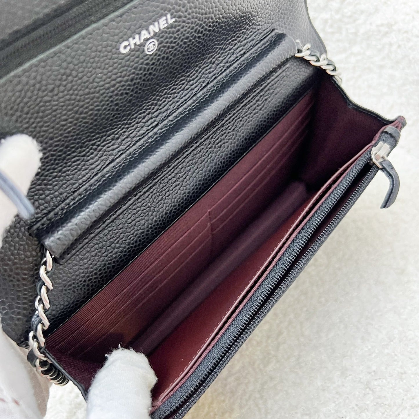 GLM-Classic Wallet on Chain WOC in Black Caviar and SHW (Model: A33814)