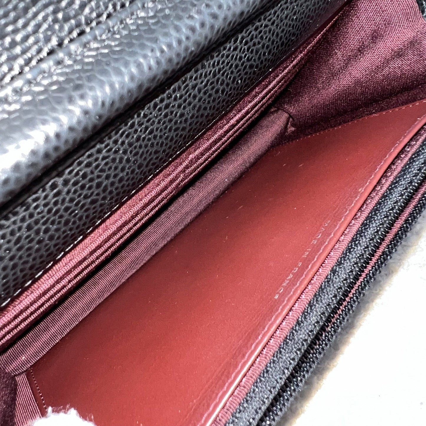 GLM-Classic Wallet on Chain WOC in Black Caviar and SHW (Model: A33814)