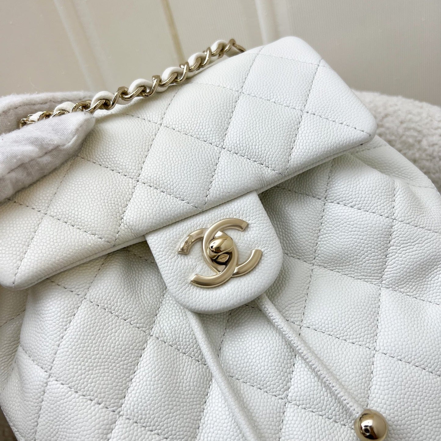 GLM-24S Urban Spirit Backpack in White Caviar and LGHW (Model: AS4058)