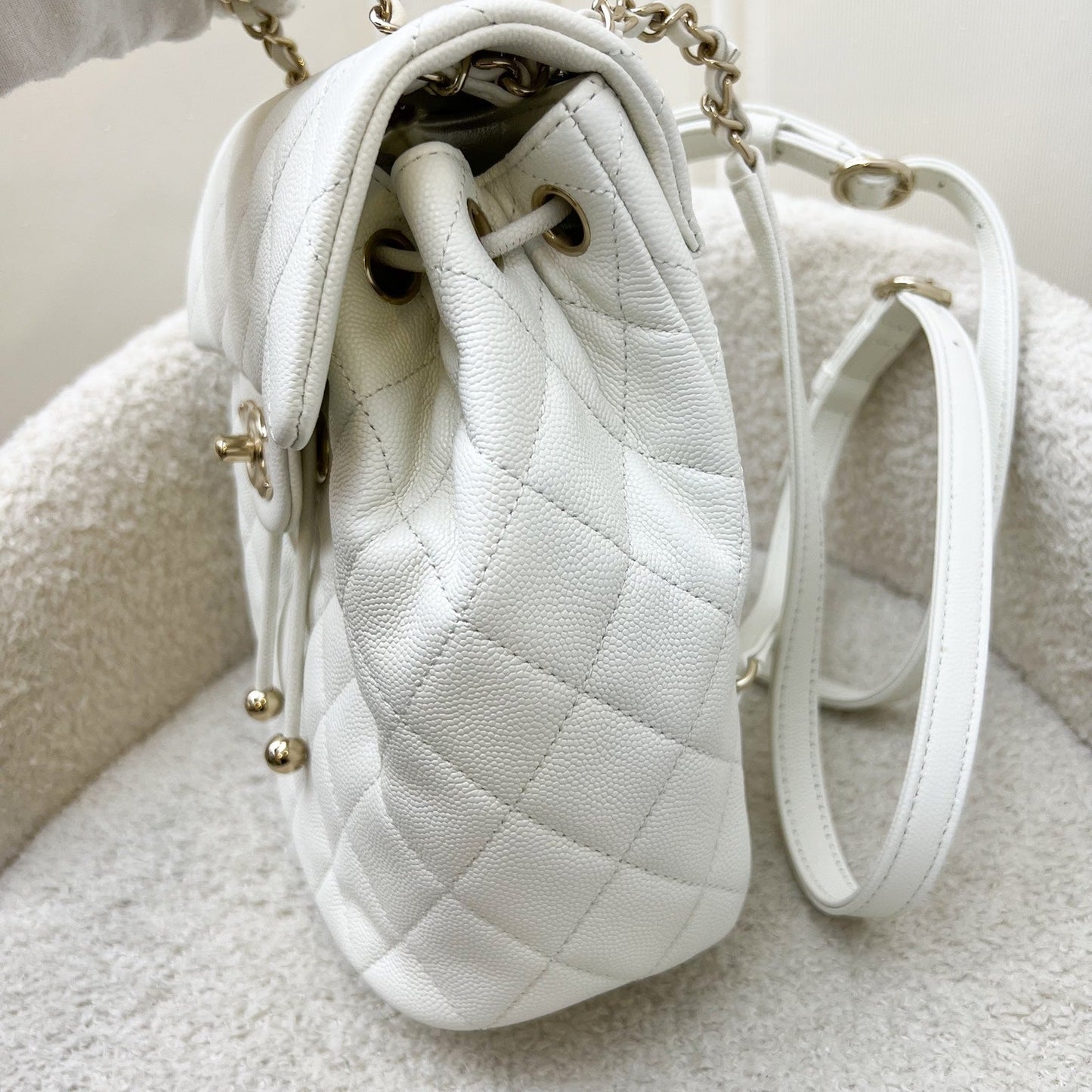 GLM-24S Urban Spirit Backpack in White Caviar and LGHW (Model: AS4058)