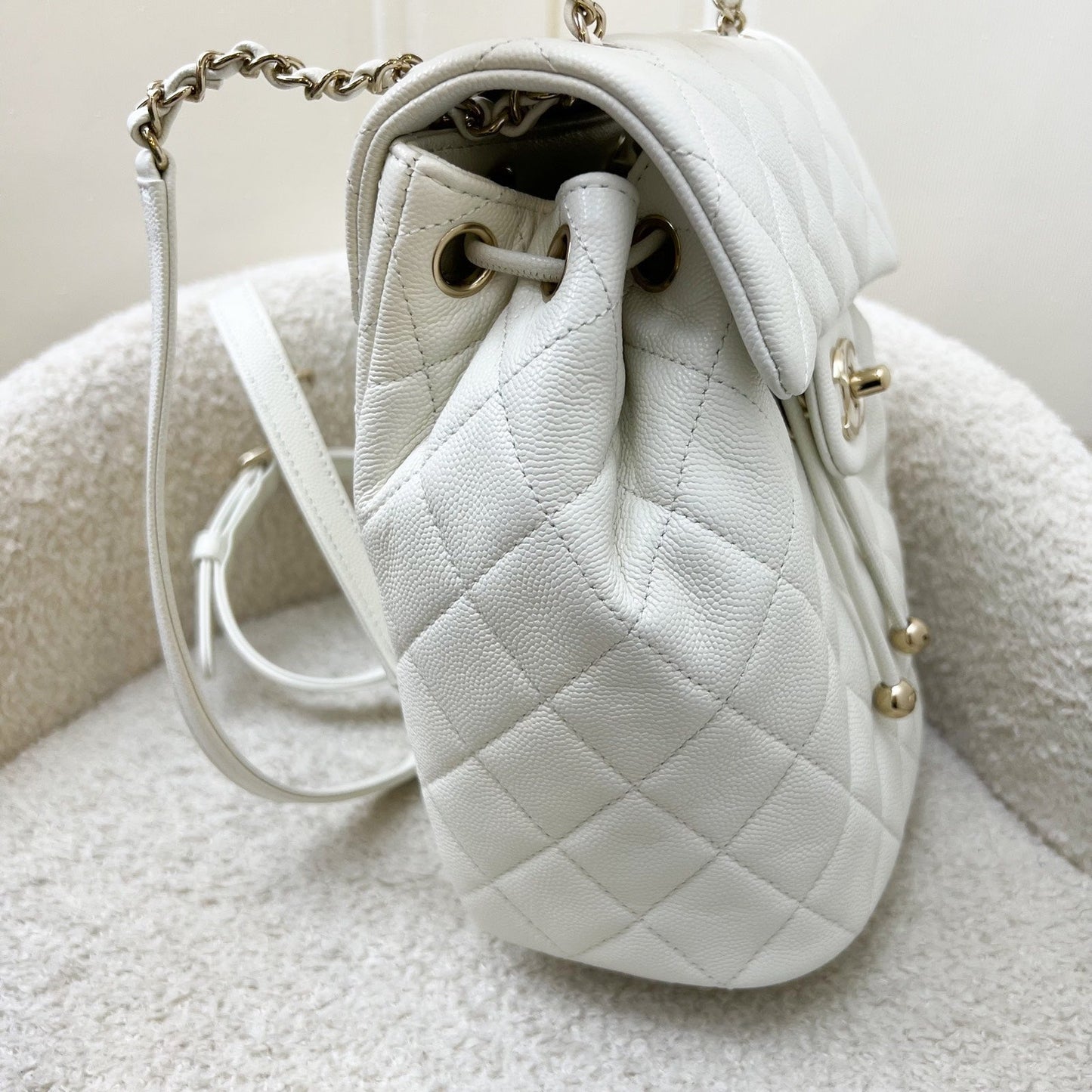GLM-24S Urban Spirit Backpack in White Caviar and LGHW (Model: AS4058)