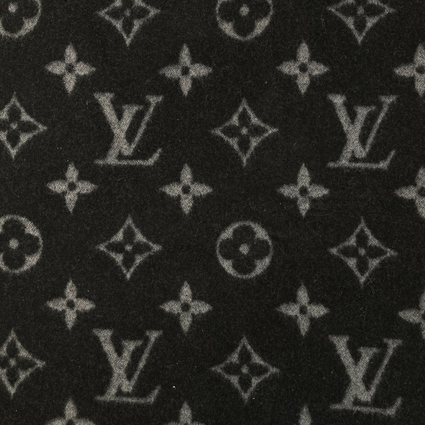 Monogram Blanket Black