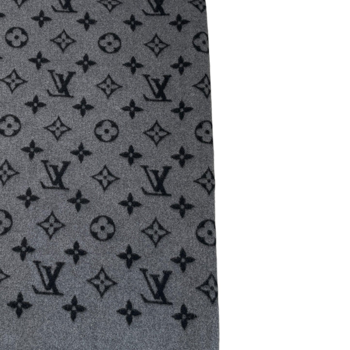 Monogram Blanket Black