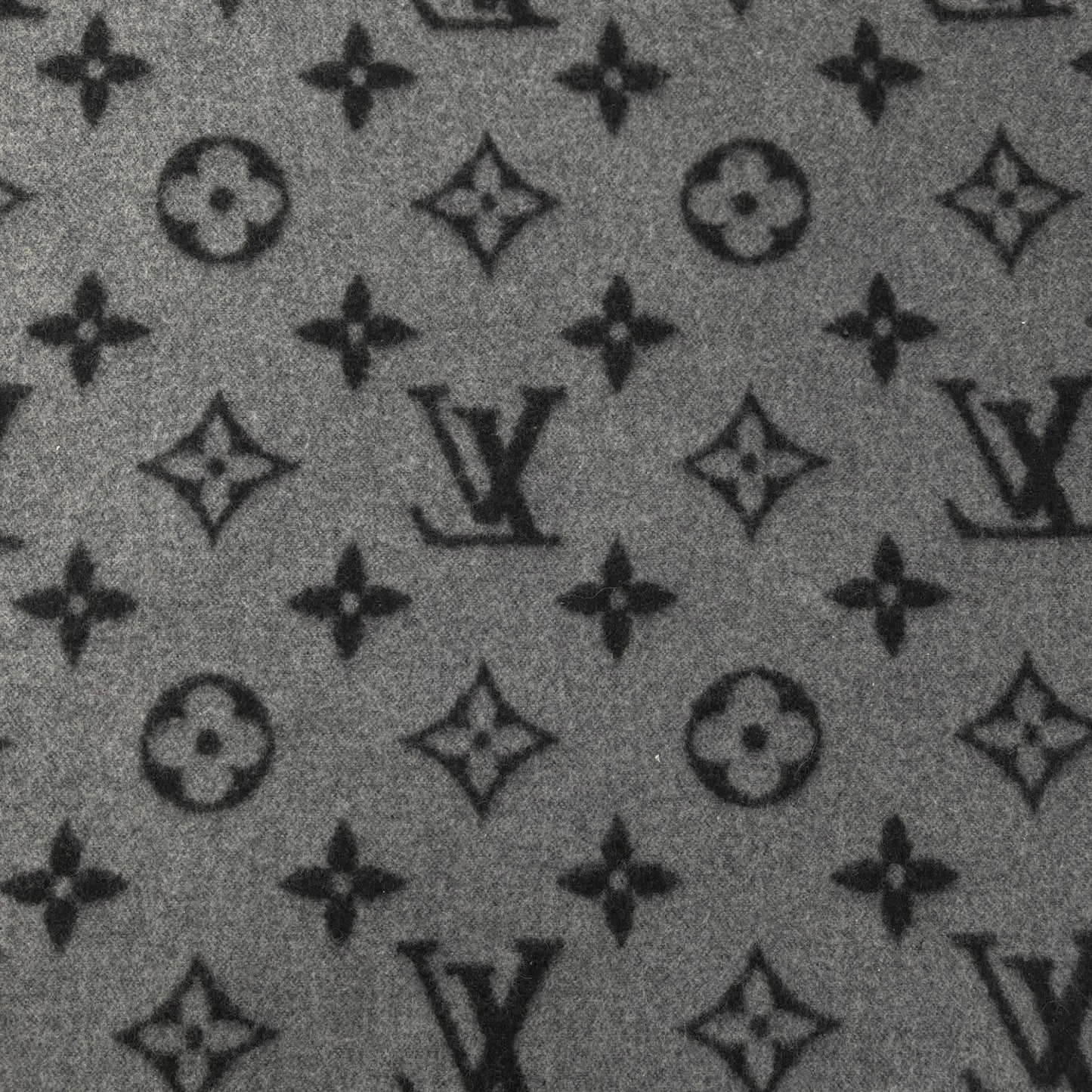 Monogram Blanket Black