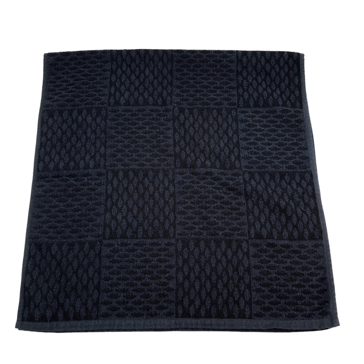 Men's Set Damier Graphite Drawstring Bag & 2 Towel Black