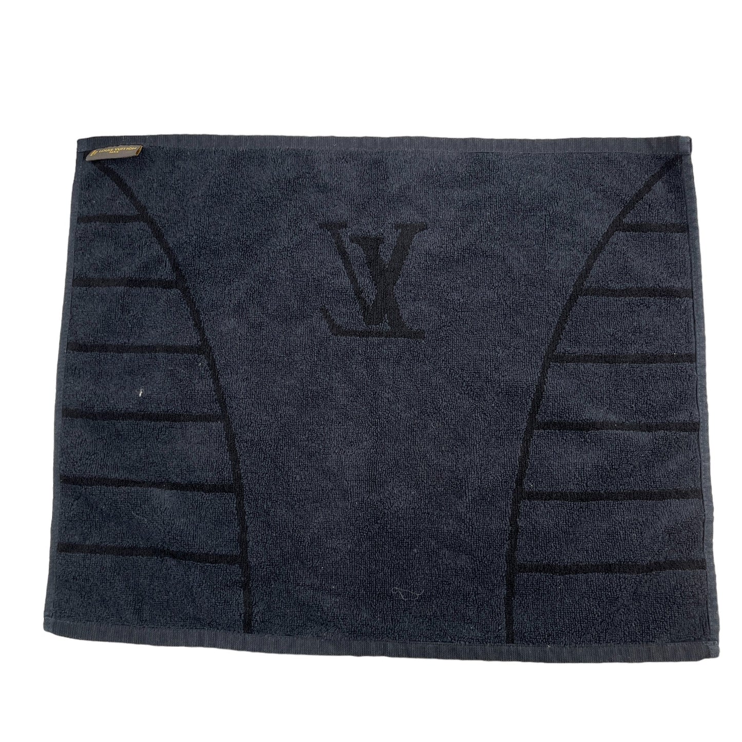 Men's Set Damier Graphite Drawstring Bag & 2 Towel Black